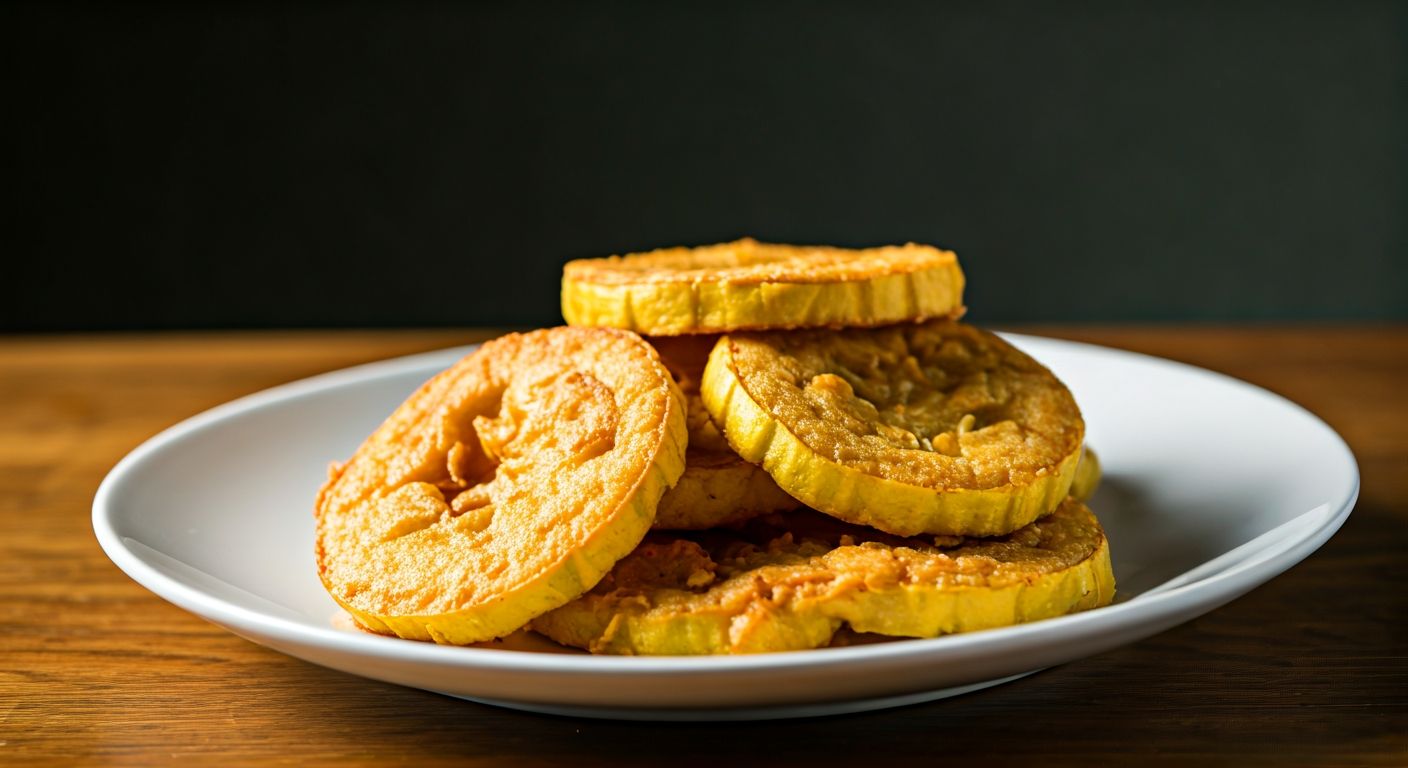 Crispy Fried Squash recipe - Southern easy difficulty in Fried Foods, Appetizers category