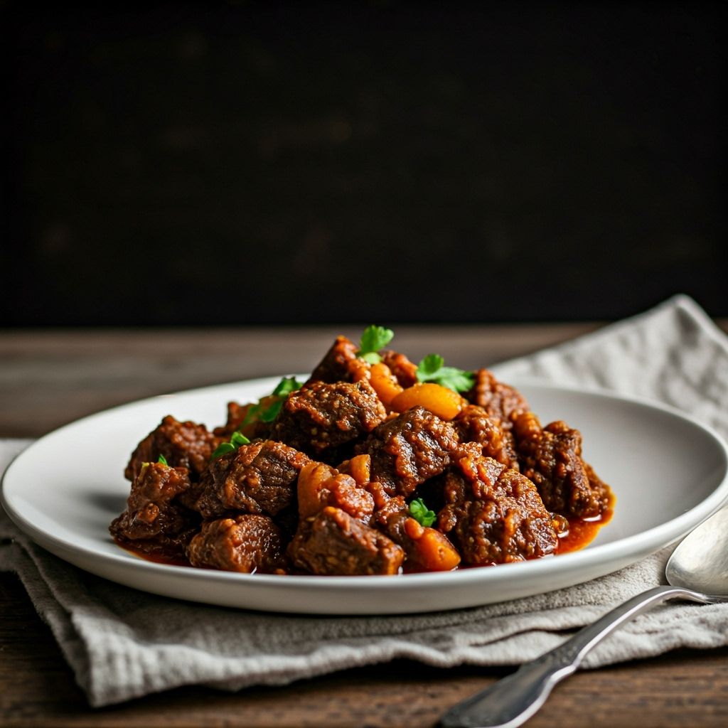 Spicy African Beef Stew recipe - African medium difficulty dish