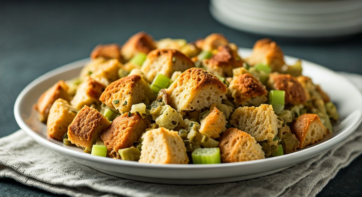 Savory Herb Stuffing recipe - American medium difficulty dish