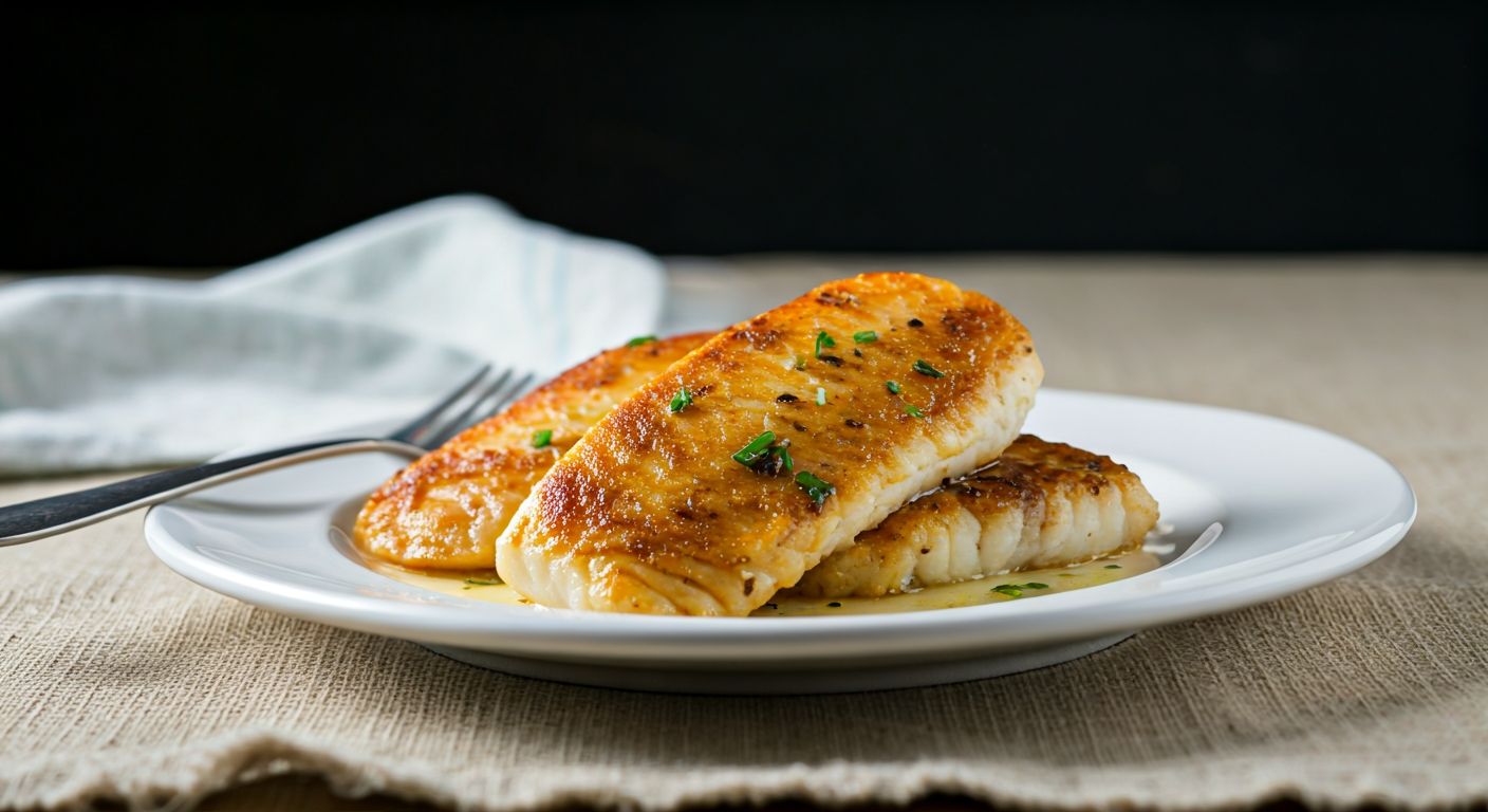 Pan-Fried Walleye with Lemon Butter recipe - American medium difficulty in Seafood, Main Course category
