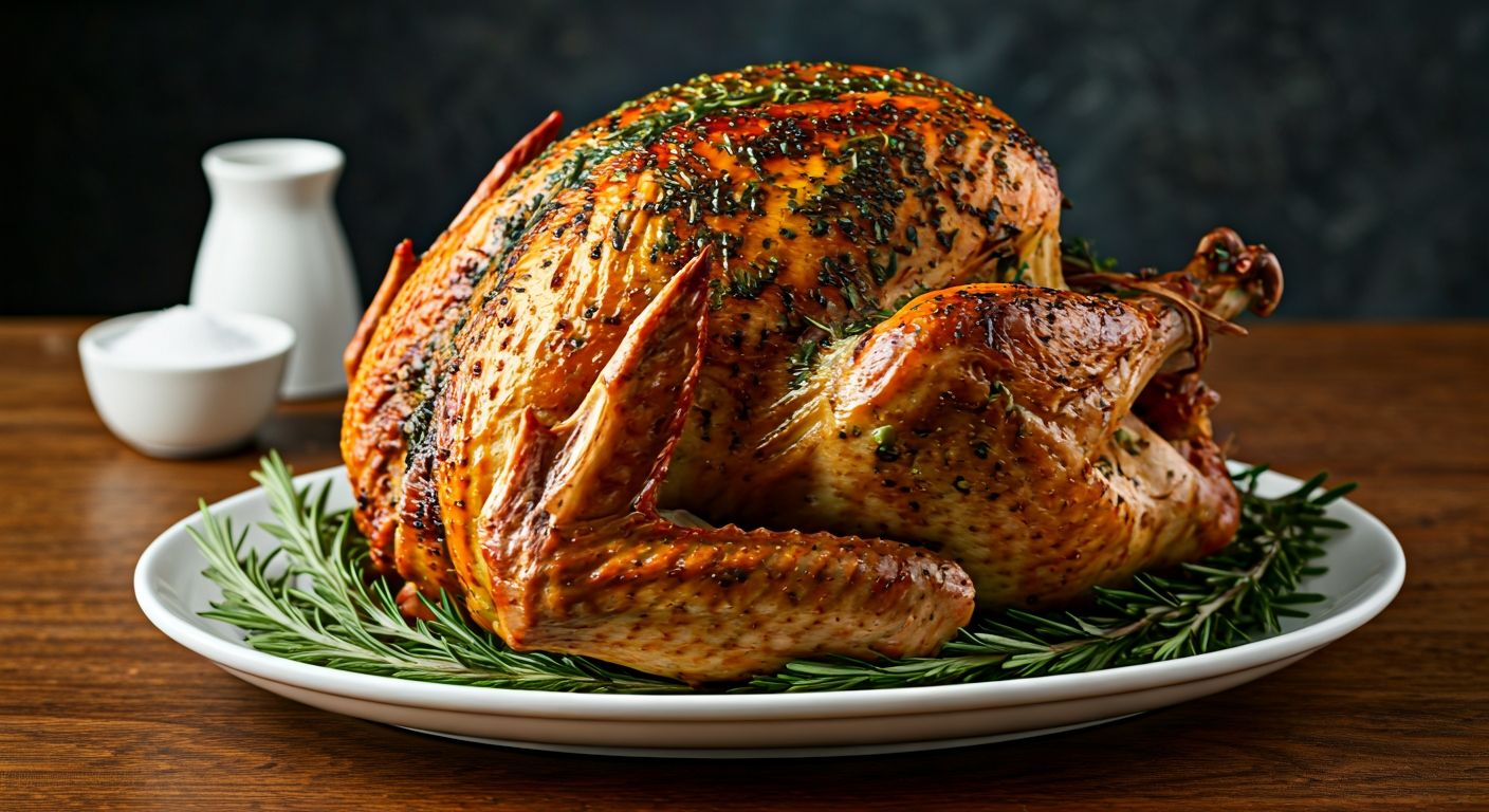 Herb-Roasted Turkey recipe - American medium difficulty in Roasts, Holiday Recipes, Main Course category