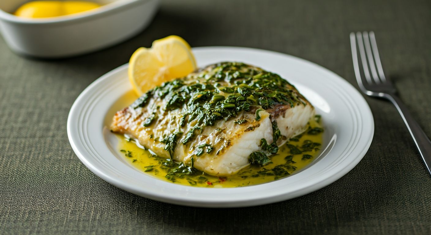 Baked Lemon Herb Tilapia recipe - Mediterranean easy difficulty in Seafood, Main Course category