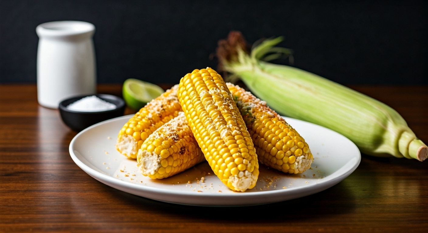 Elote Preparado - Spicy Street Corn recipe - Mexican easy difficulty in Street Food, Side Dishes, Appetizers category