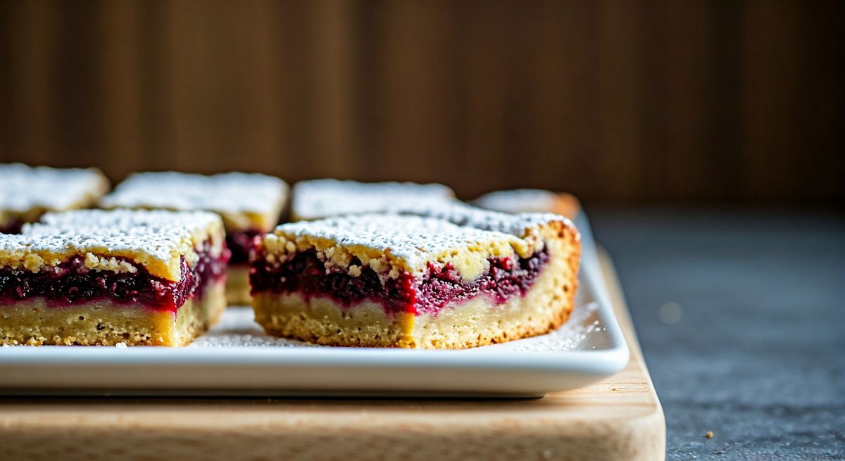 Cranberry Lemon Bars recipe - American medium difficulty dish