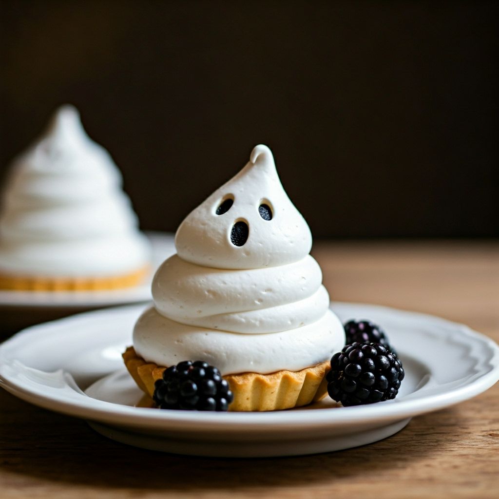 Meringue Ghost Tarts recipe - Other medium difficulty in Holiday Sweets, Desserts category