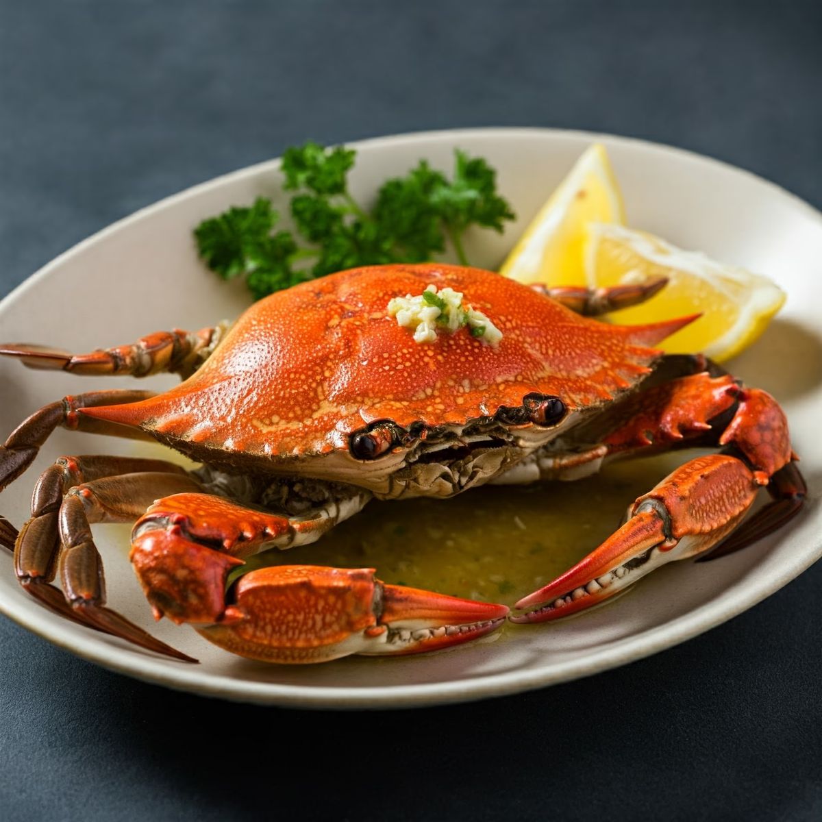 Steamed Crab with Garlic Butter Sauce recipe - Other medium difficulty dish