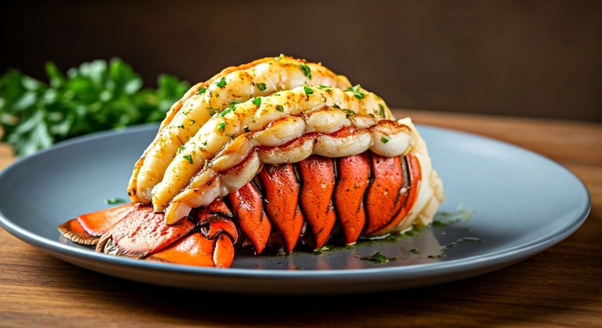 Grilled Lobster Tails with Garlic Butter recipe - Other medium difficulty dish