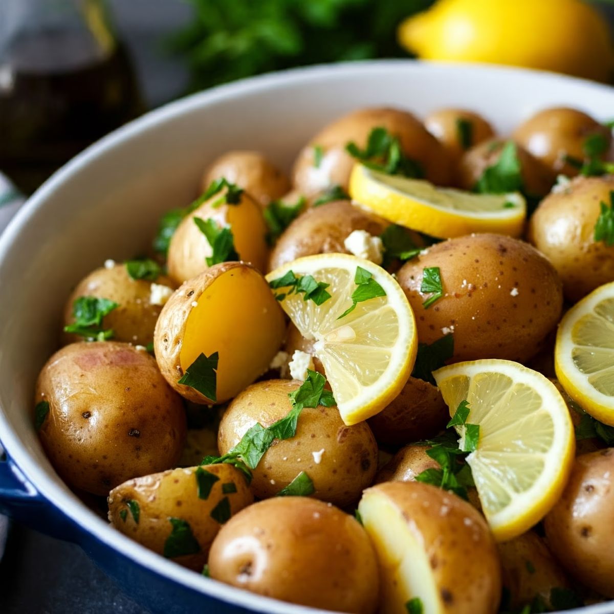 Greek Lemon Potatoes recipe - Greek medium difficulty dish