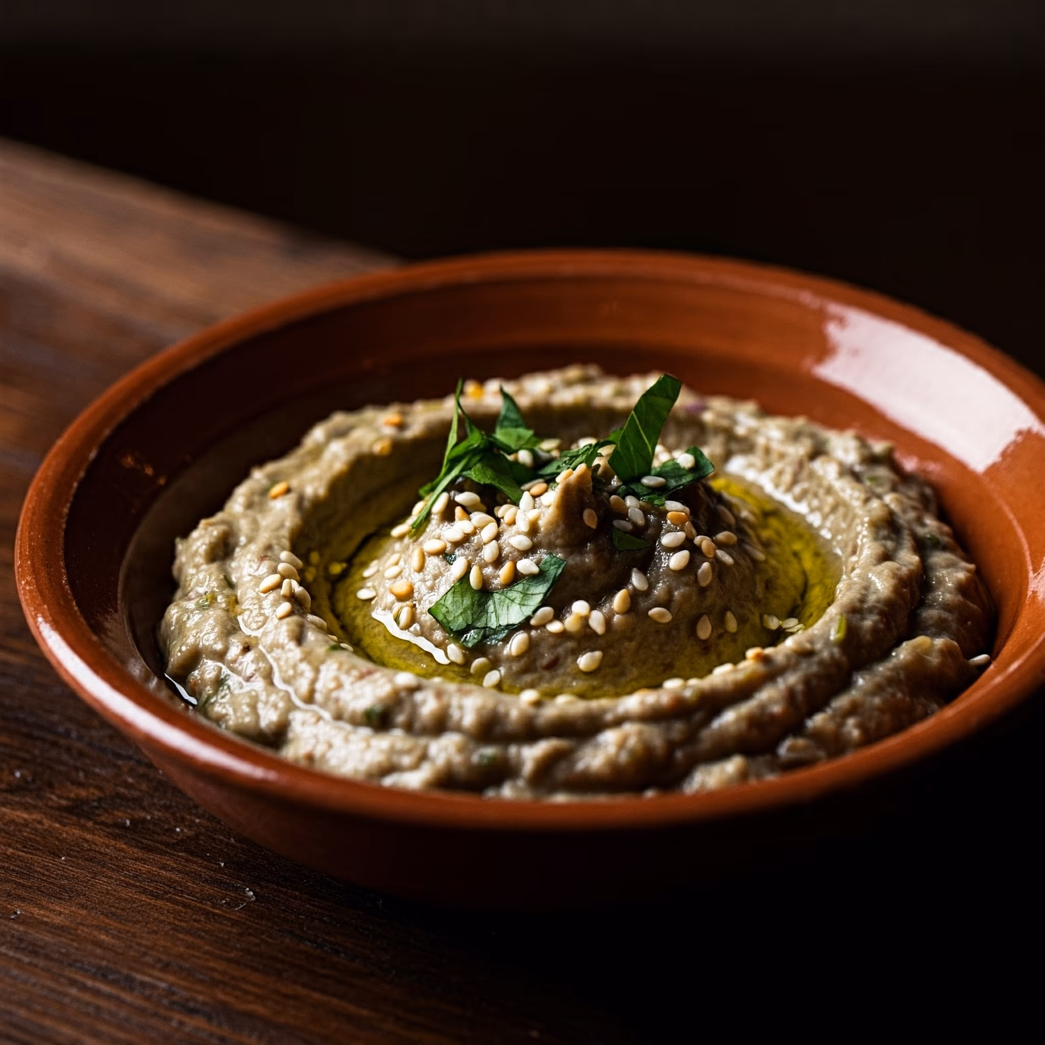 Classic Baba Ghanoush recipe - Middle Eastern medium difficulty in Vegan category