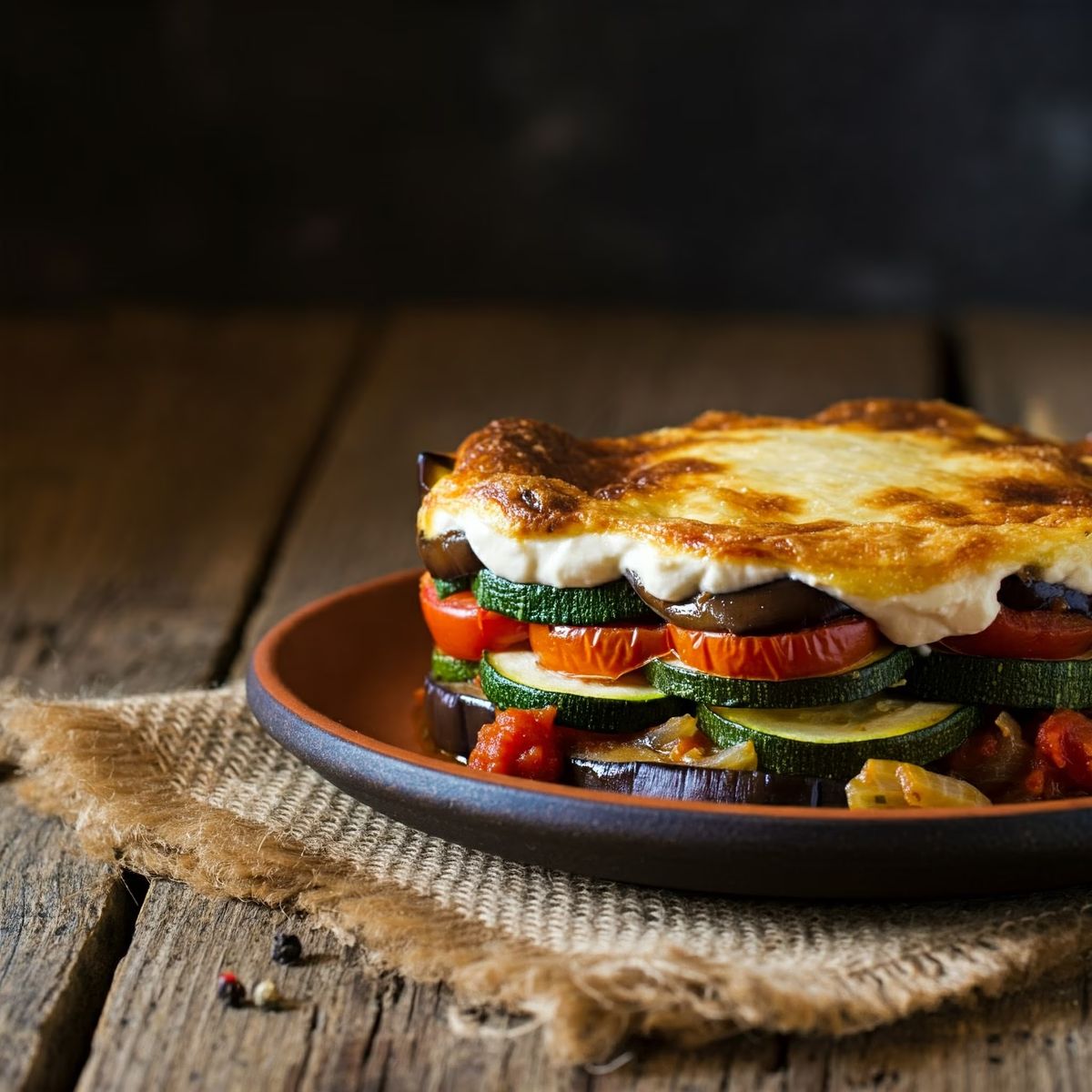 Vegetarian Moussaka recipe - Greek medium difficulty dish