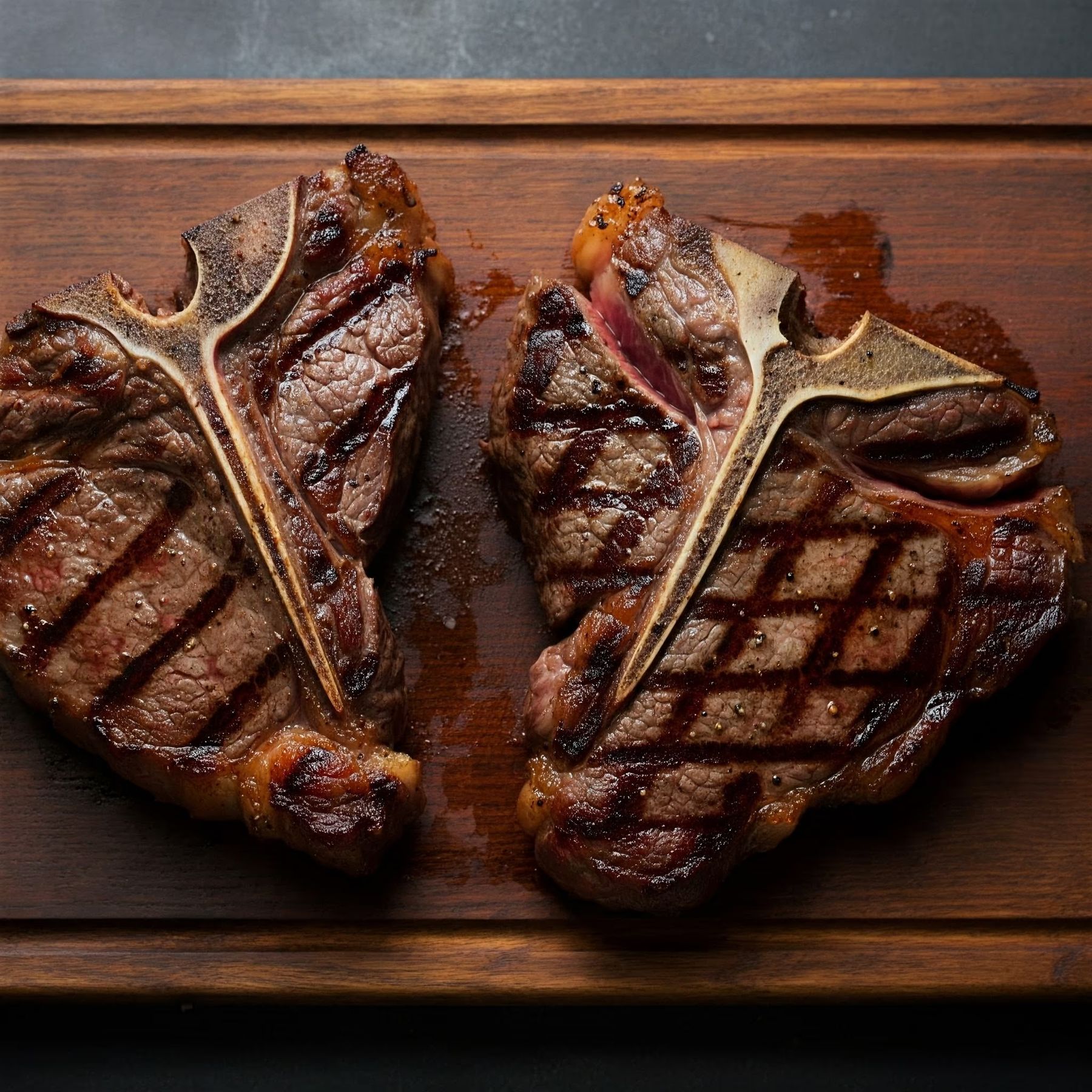 Perfectly Seared T-Bone Steaks recipe - delicious medium difficulty in Grilling category