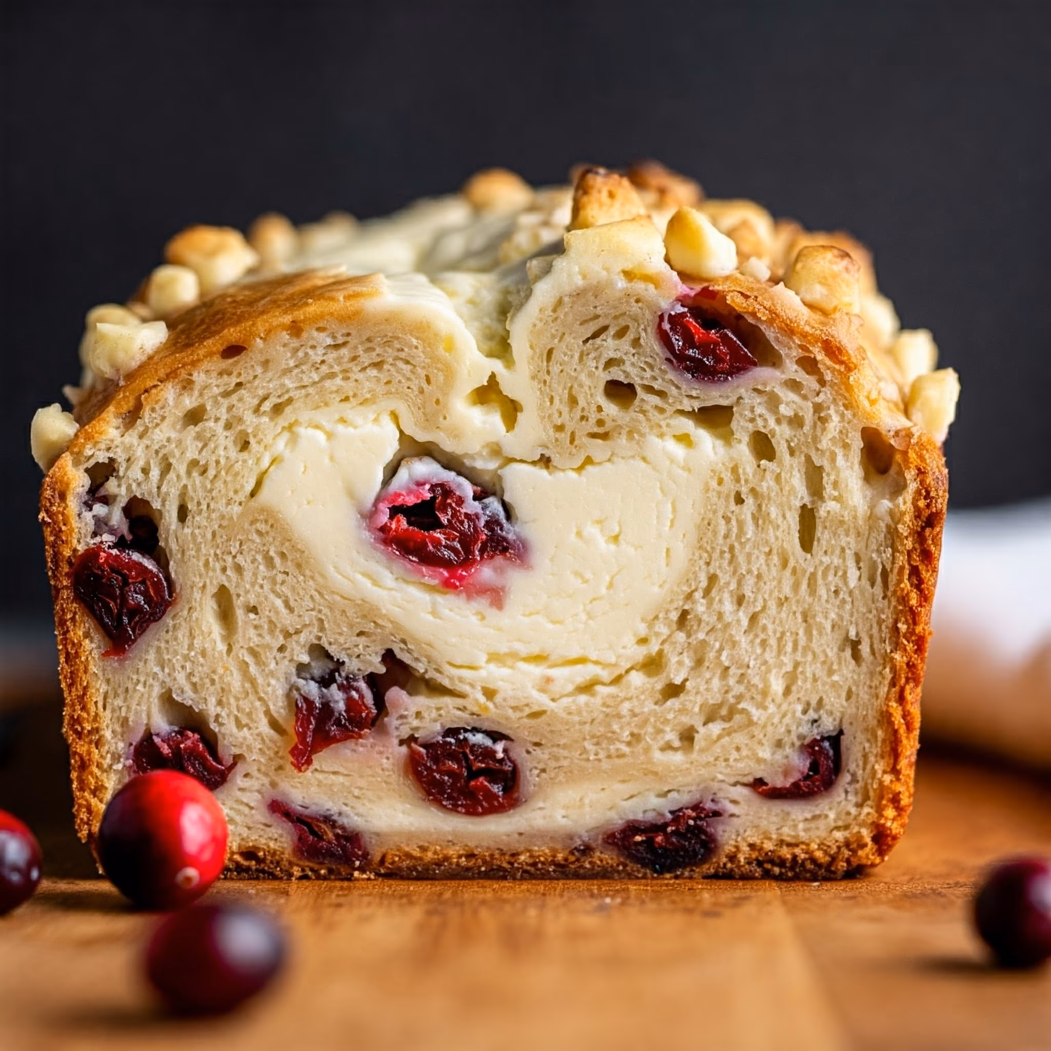 Cream Cheese Cranberry Loaf recipe - American easy difficulty in Healthy Meals, Baking, Artisan Breads category