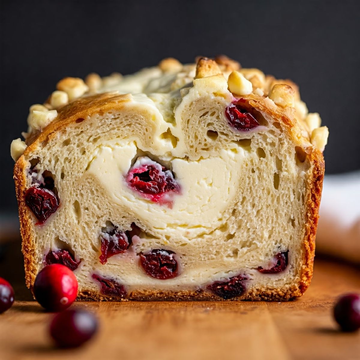 Cream Cheese Cranberry Loaf recipe - American easy difficulty dish