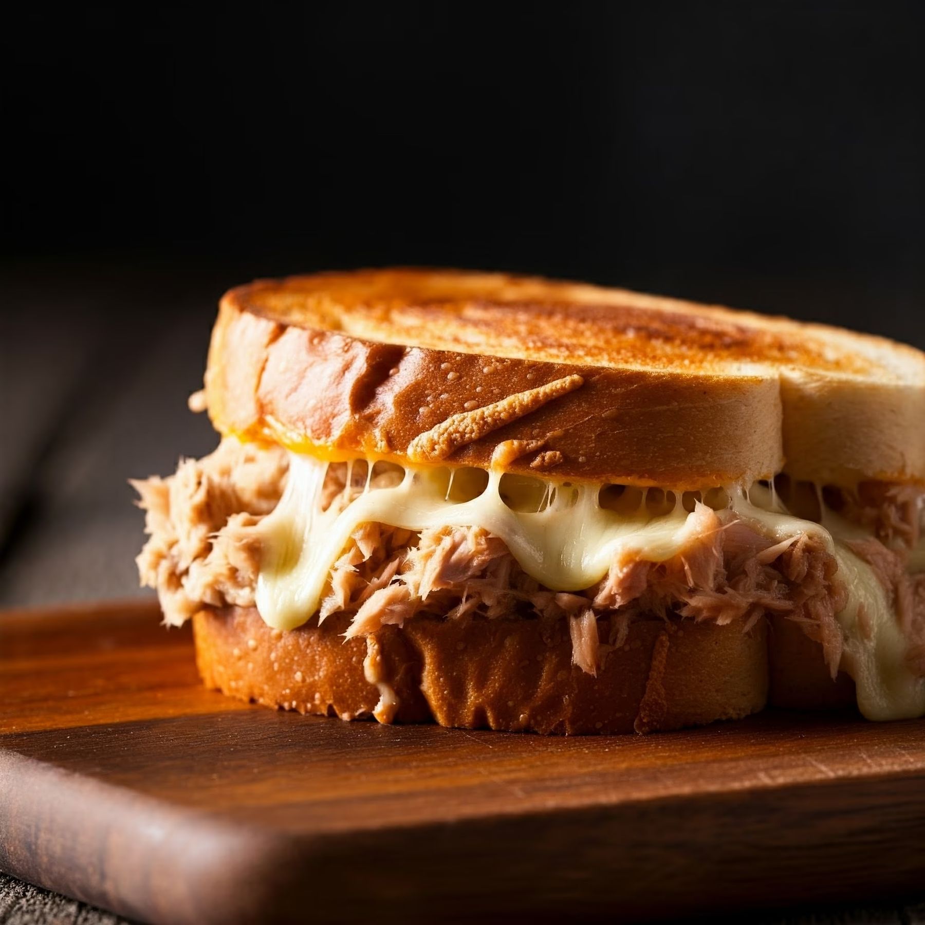 Cheesy Tuna Melt recipe - delicious easy difficulty in Lunch, Healthy Meals category