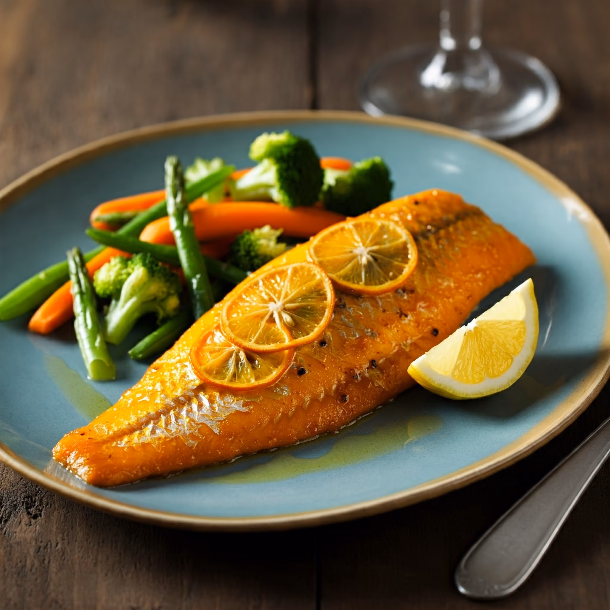Citrus Glazed Orange Roughy recipe - delicious medium difficulty in Fish, Seafood, Dinner category