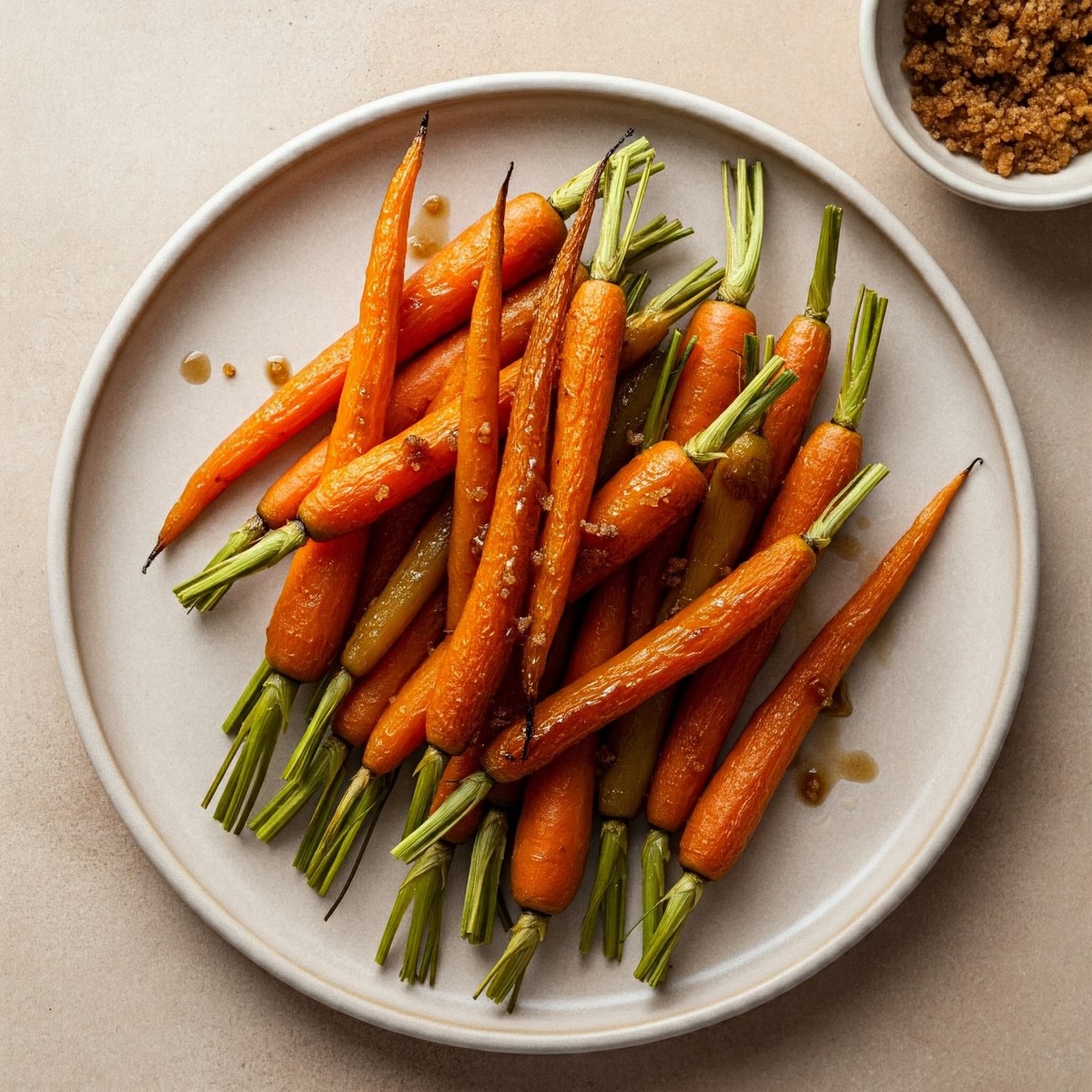 Maple Brown Sugar Glazed Carrots Recipe @ TotallyChefs