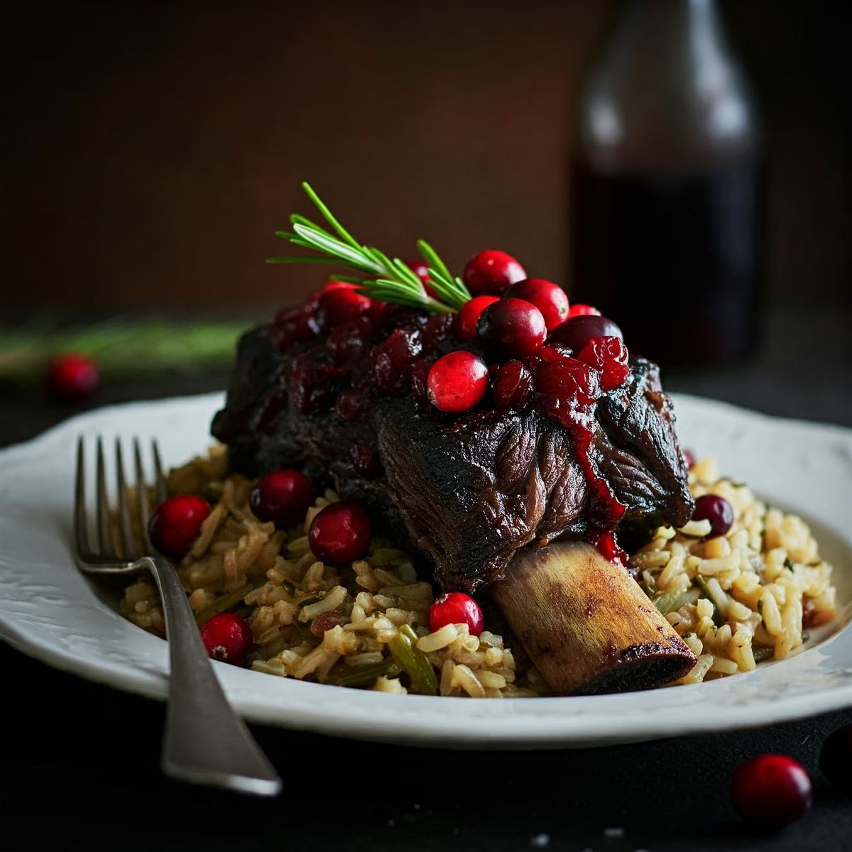 Cranberry Short Ribs recipe - American easy difficulty dish