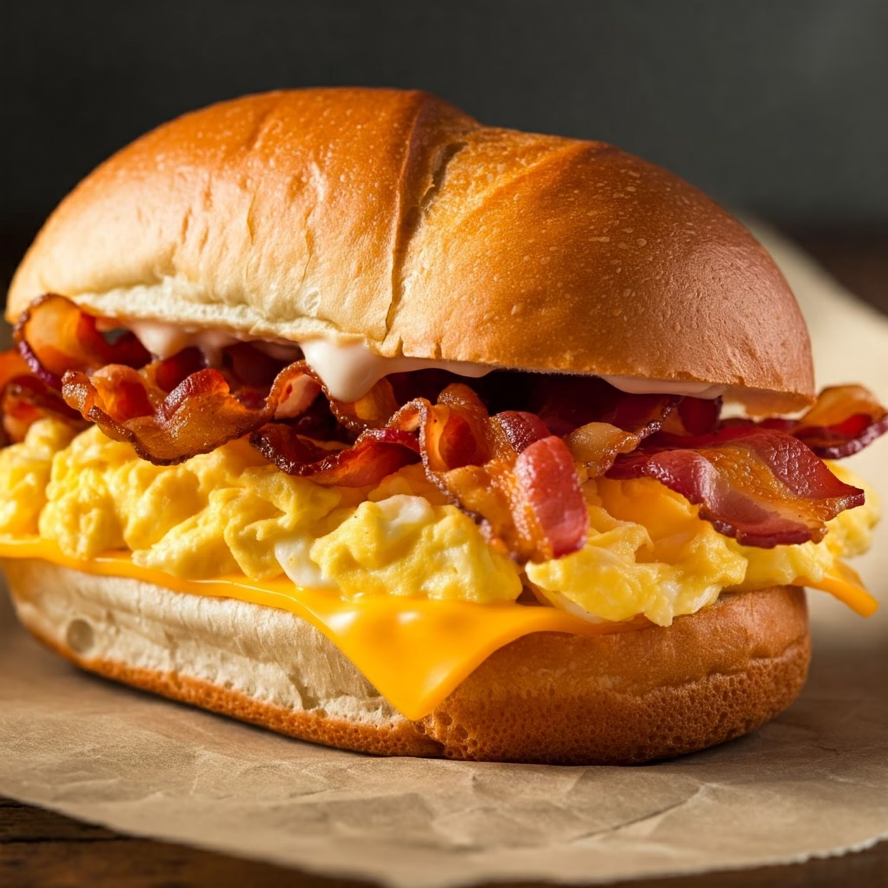 New York-Style Bacon Egg and Cheese Sandwich recipe - delicious easy difficulty in Brunch, Breakfast category