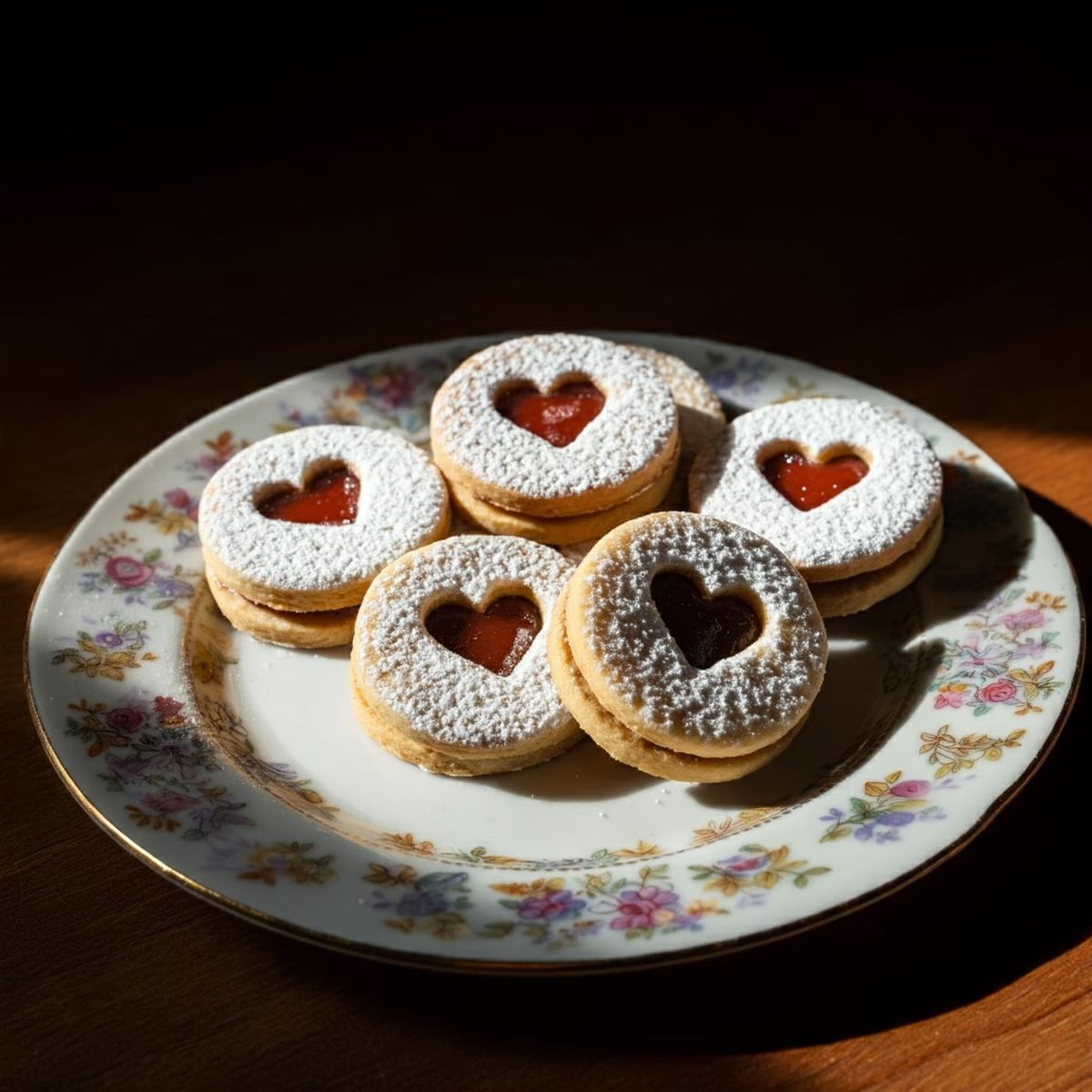 Mini Linzer Cookies recipe - American easy difficulty dish
