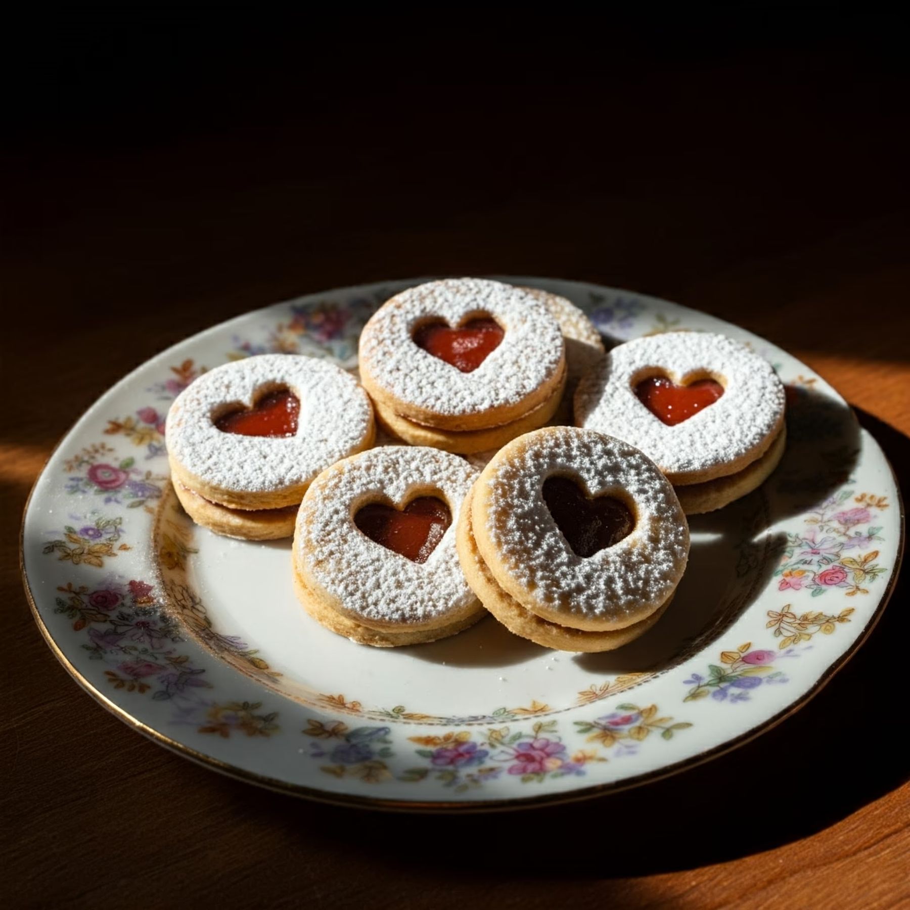 Mini Linzer Cookies recipe - American easy difficulty in Snacks, Treats category