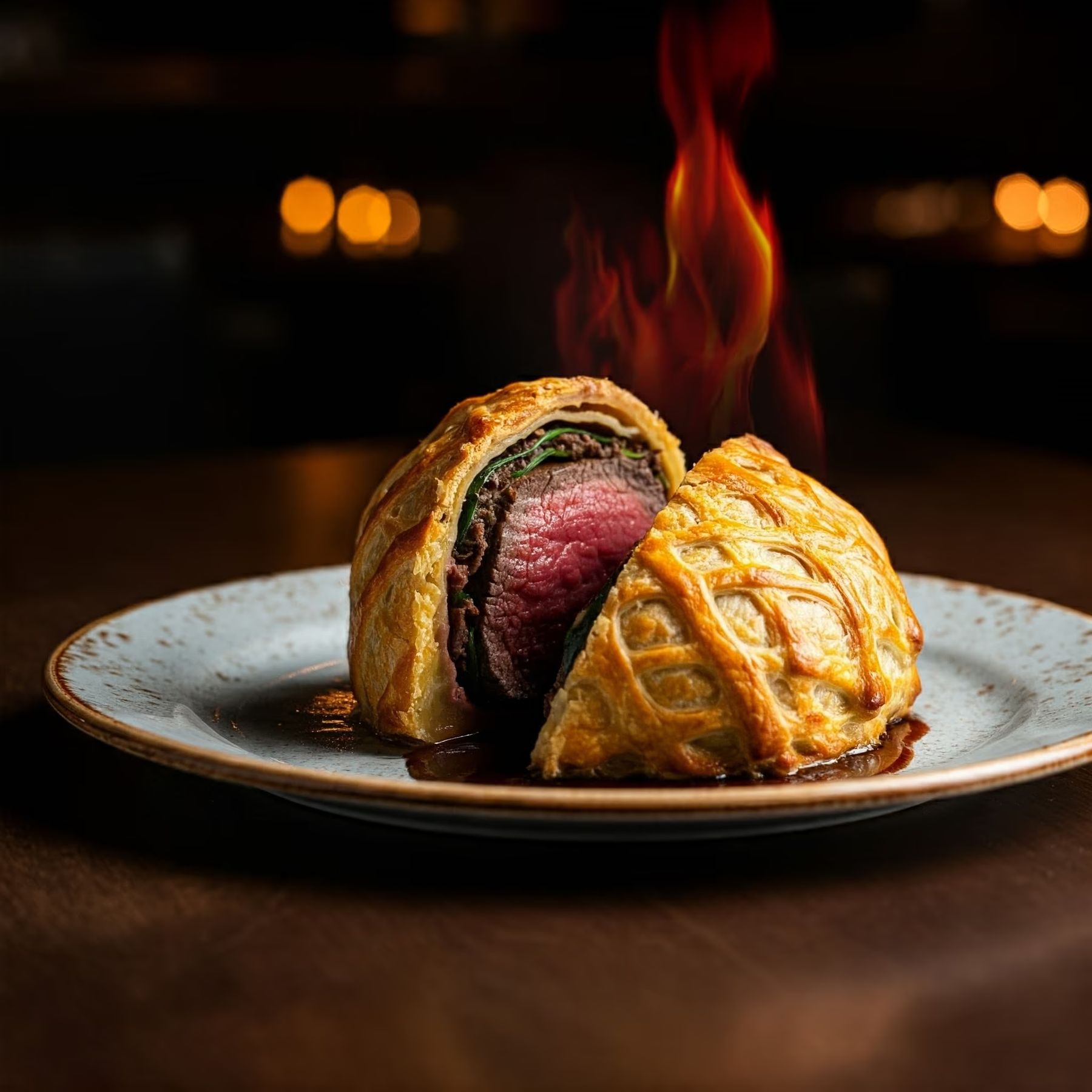 Hell’s Kitchen Beef Wellington recipe - British medium difficulty in Beef category