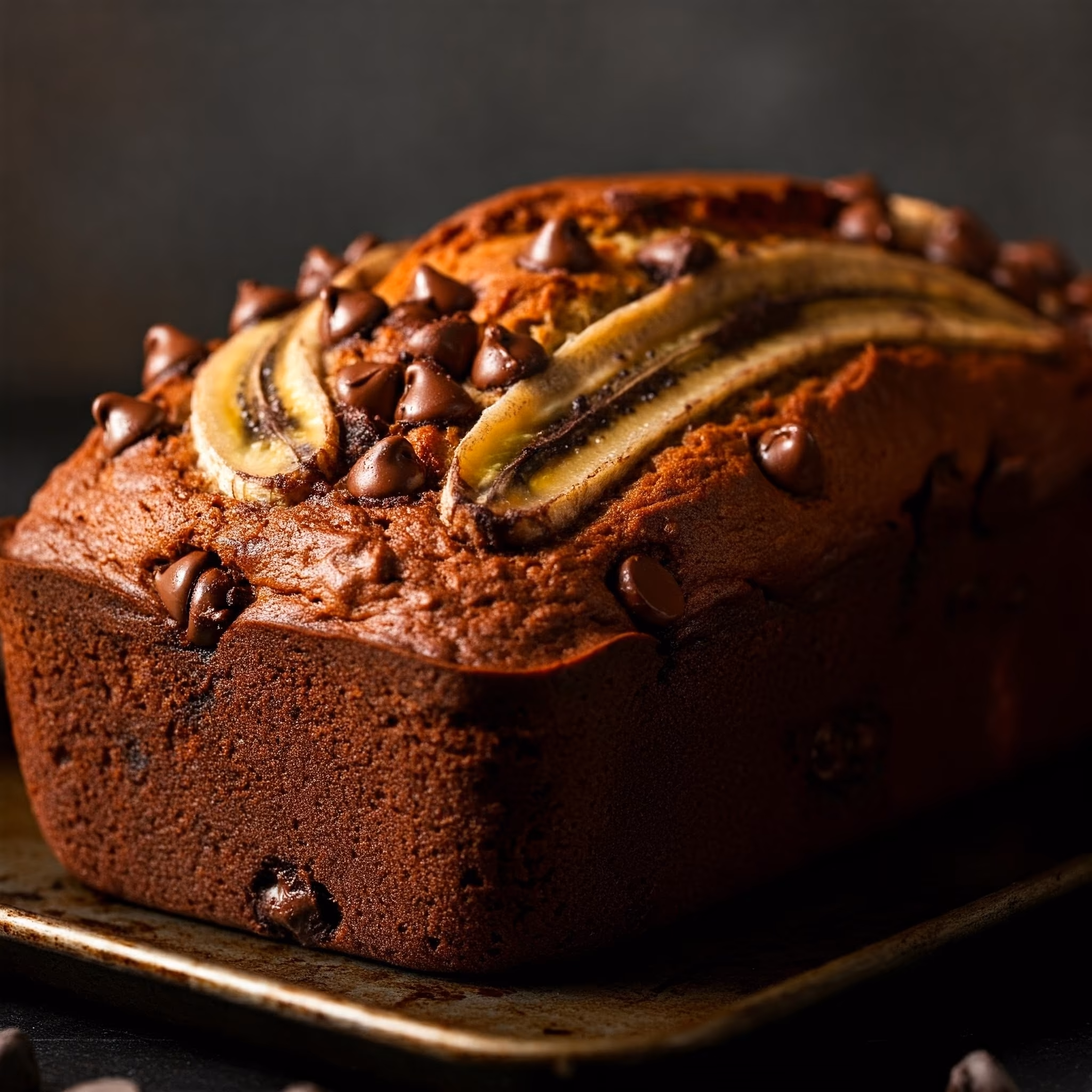 Chocolate Chip Banana Bread recipe - American easy difficulty in Baking, Artisan Breads, Bread category