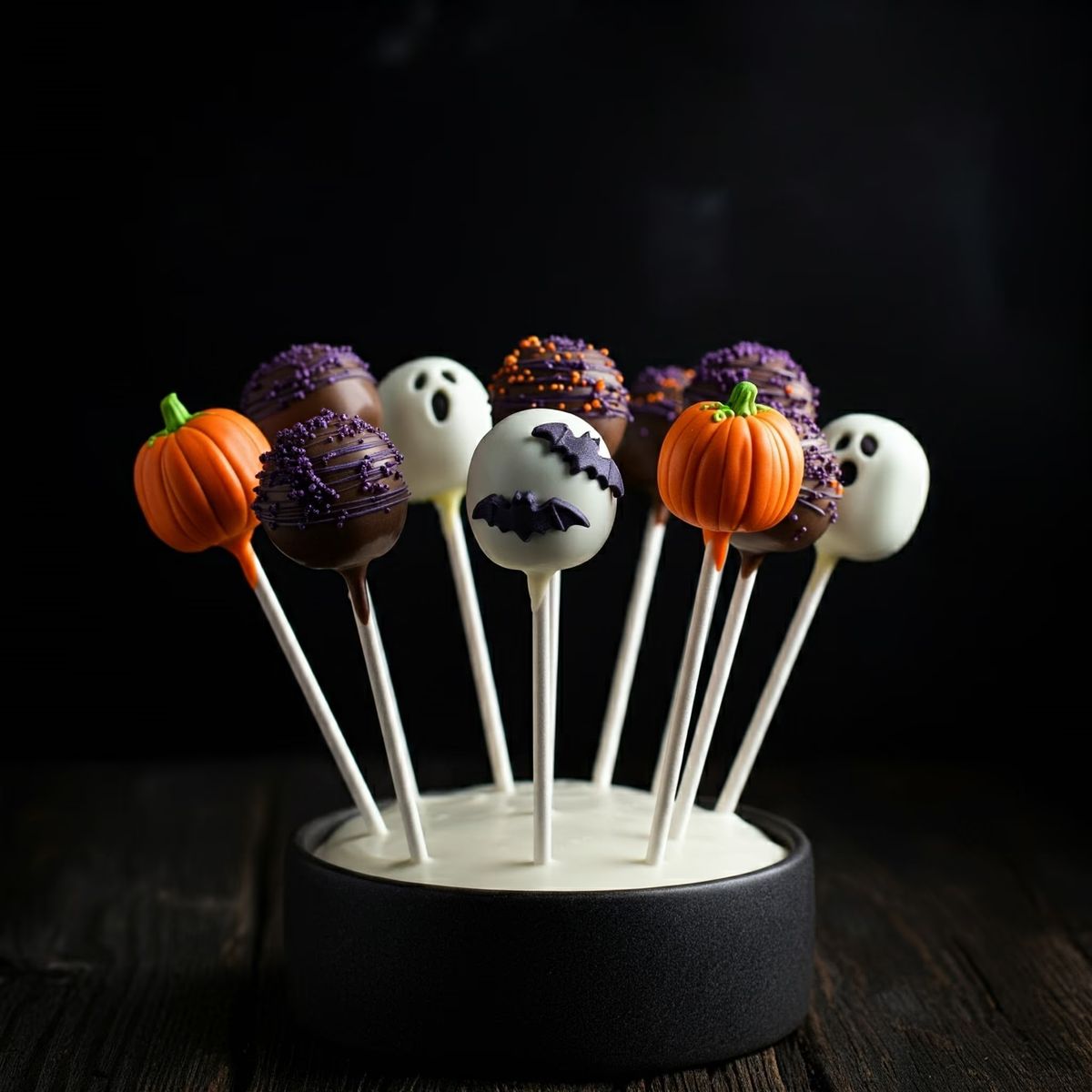 Halloween No-Bake Cake Pop recipe - American easy difficulty dish