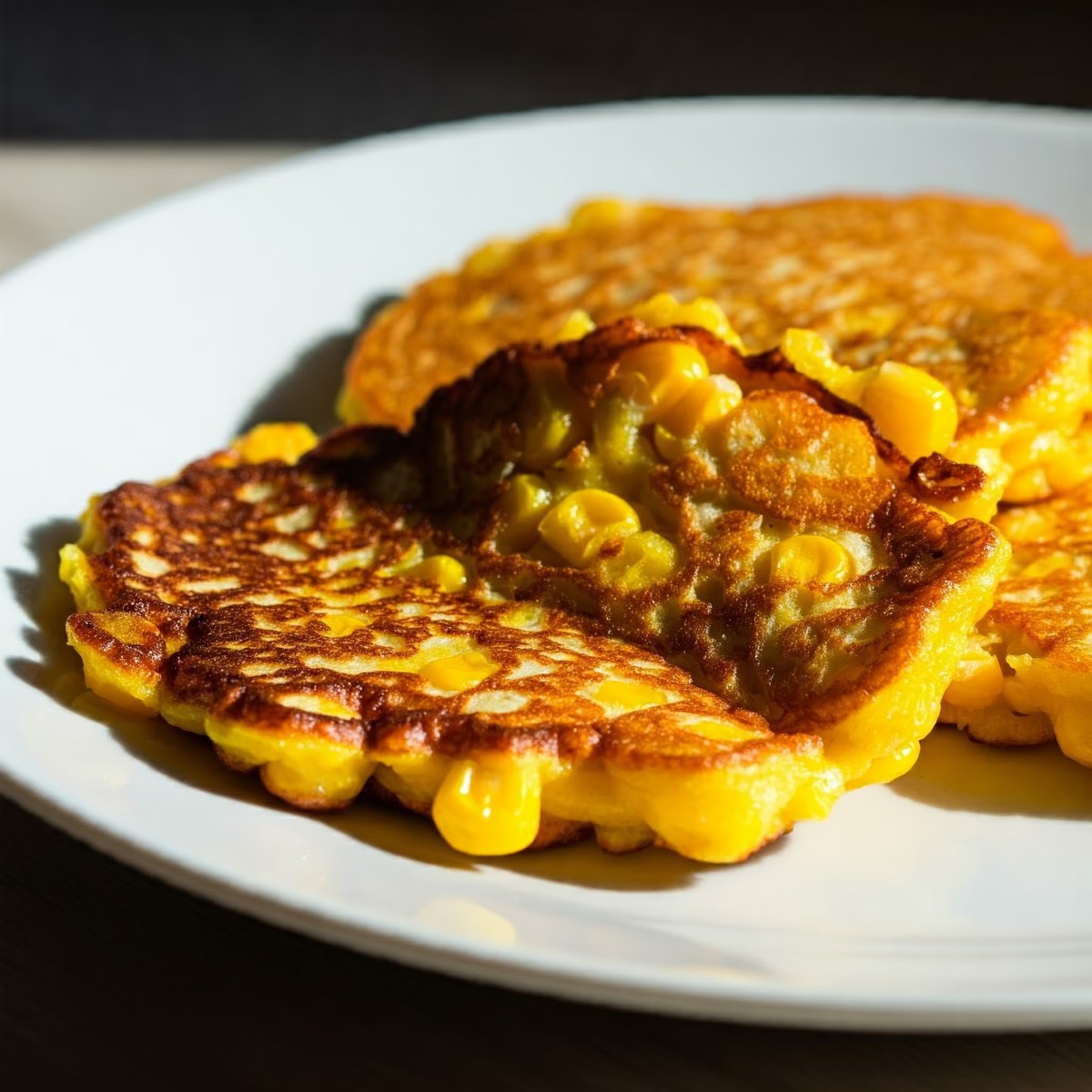 Sunny Corn Fritters Recipe @ TotallyChefs