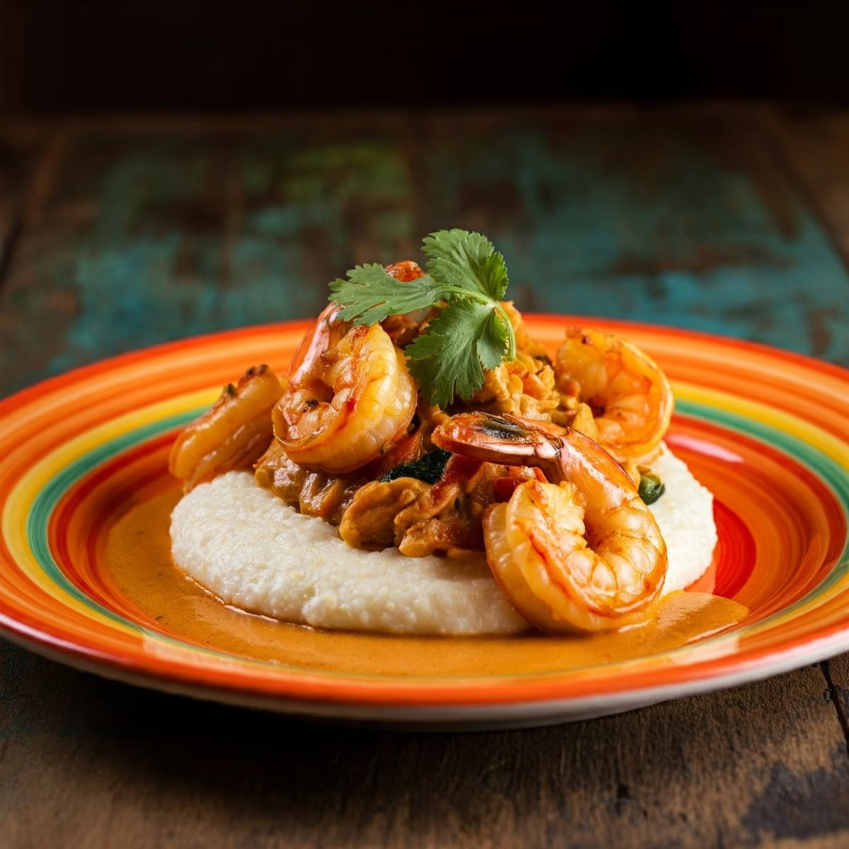 Caribbean Creole Shrimp and Grits recipe - Cajun & Creole easy difficulty dish
