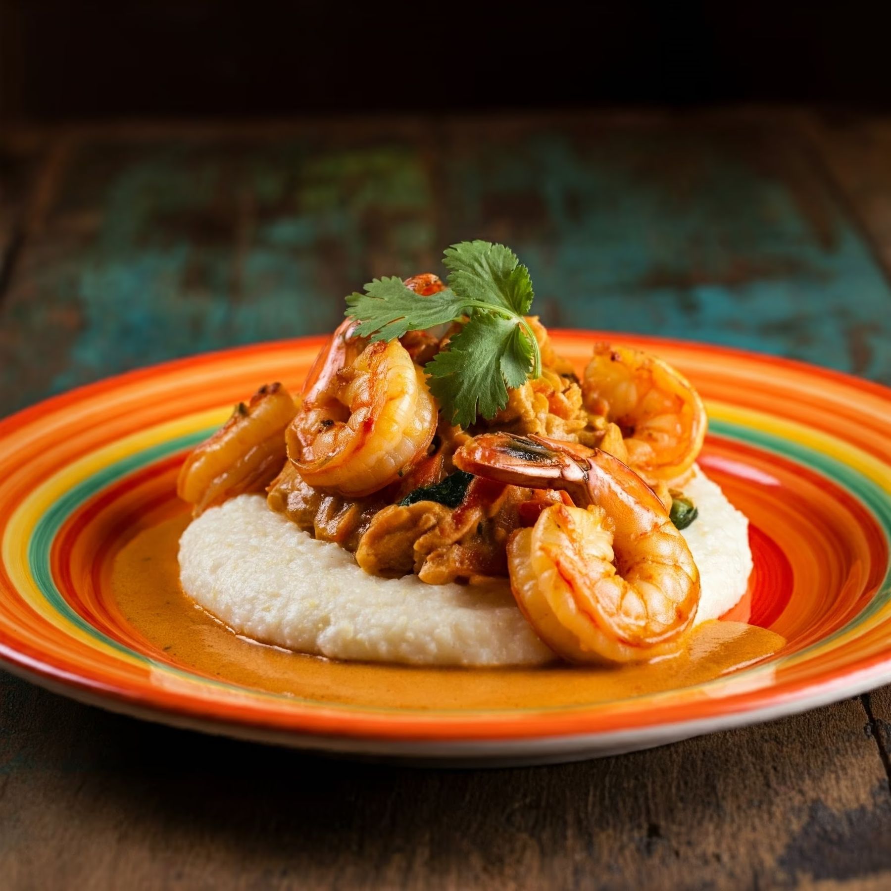 Caribbean Creole Shrimp and Grits recipe - Cajun & Creole easy difficulty in Seafood category