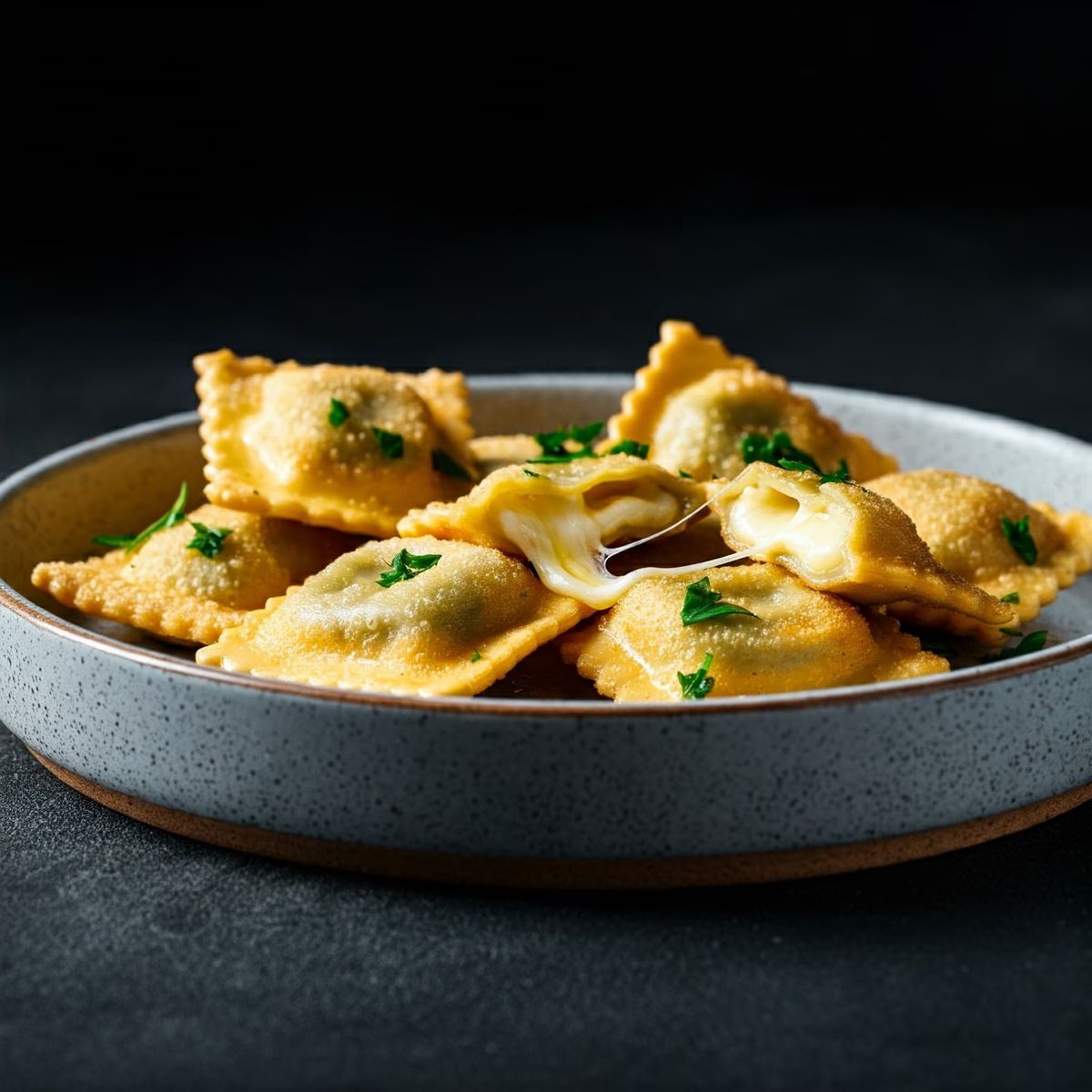 Cheesy Fried Ravioli recipe - American easy difficulty dish