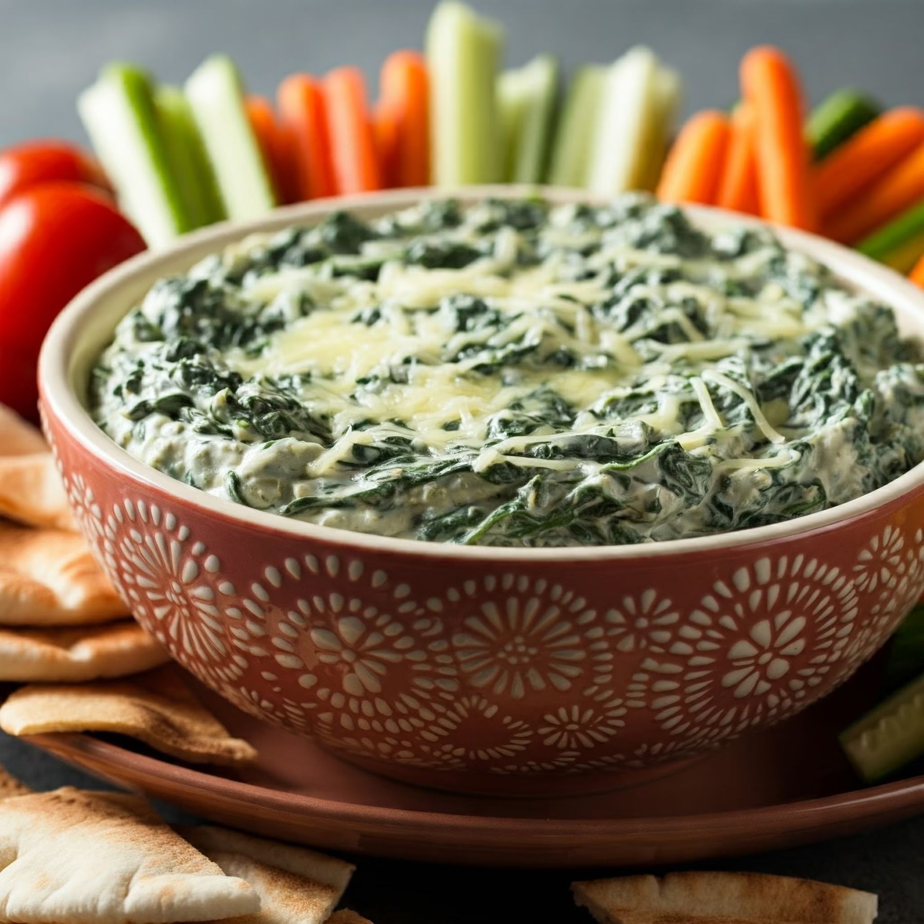 Perfect Party Spinach Dip recipe - delicious easy difficulty in Party Food, Dips & Spreads category