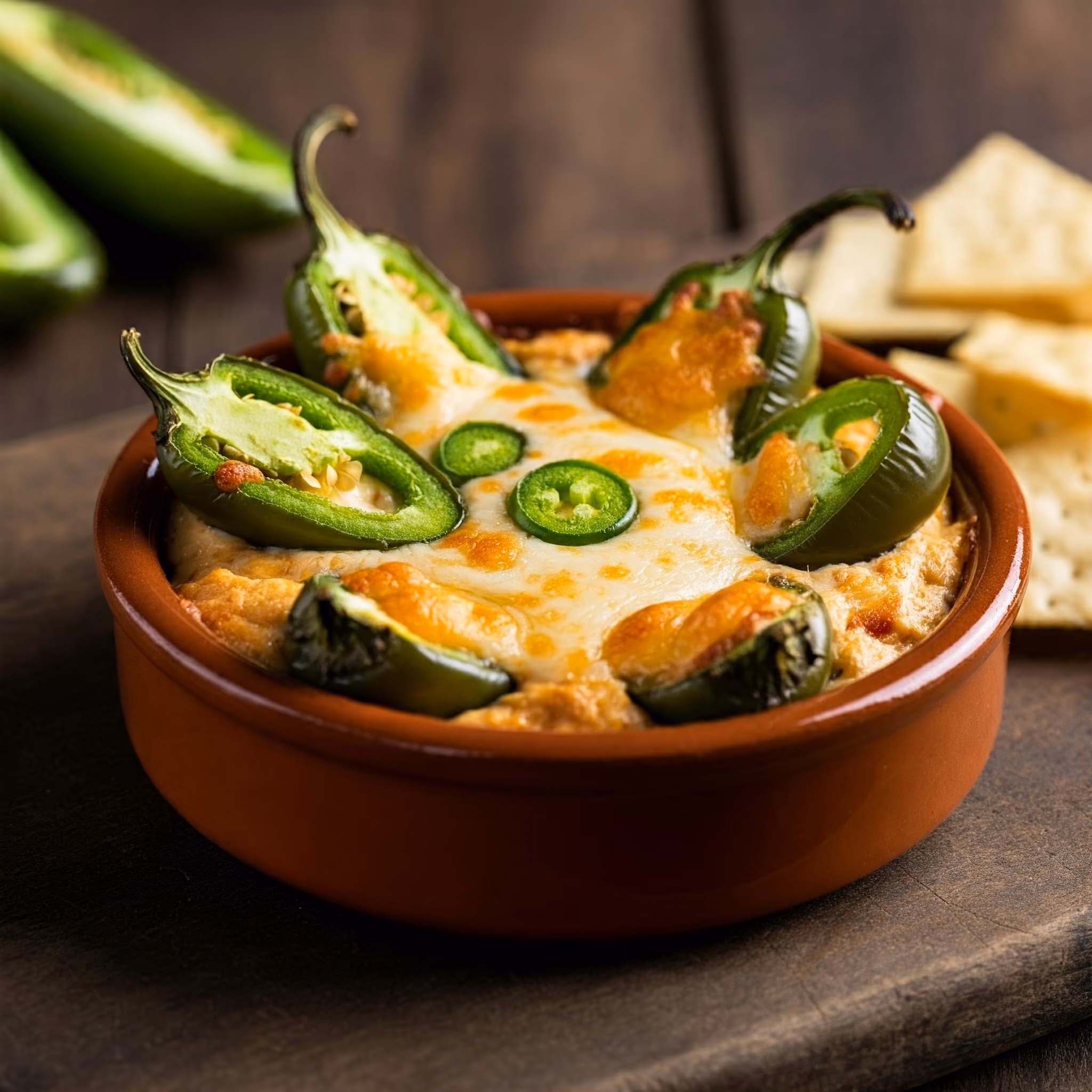 Jalapeno Popper Dip recipe - Mexican easy difficulty in Party Food, Dips & Spreads category