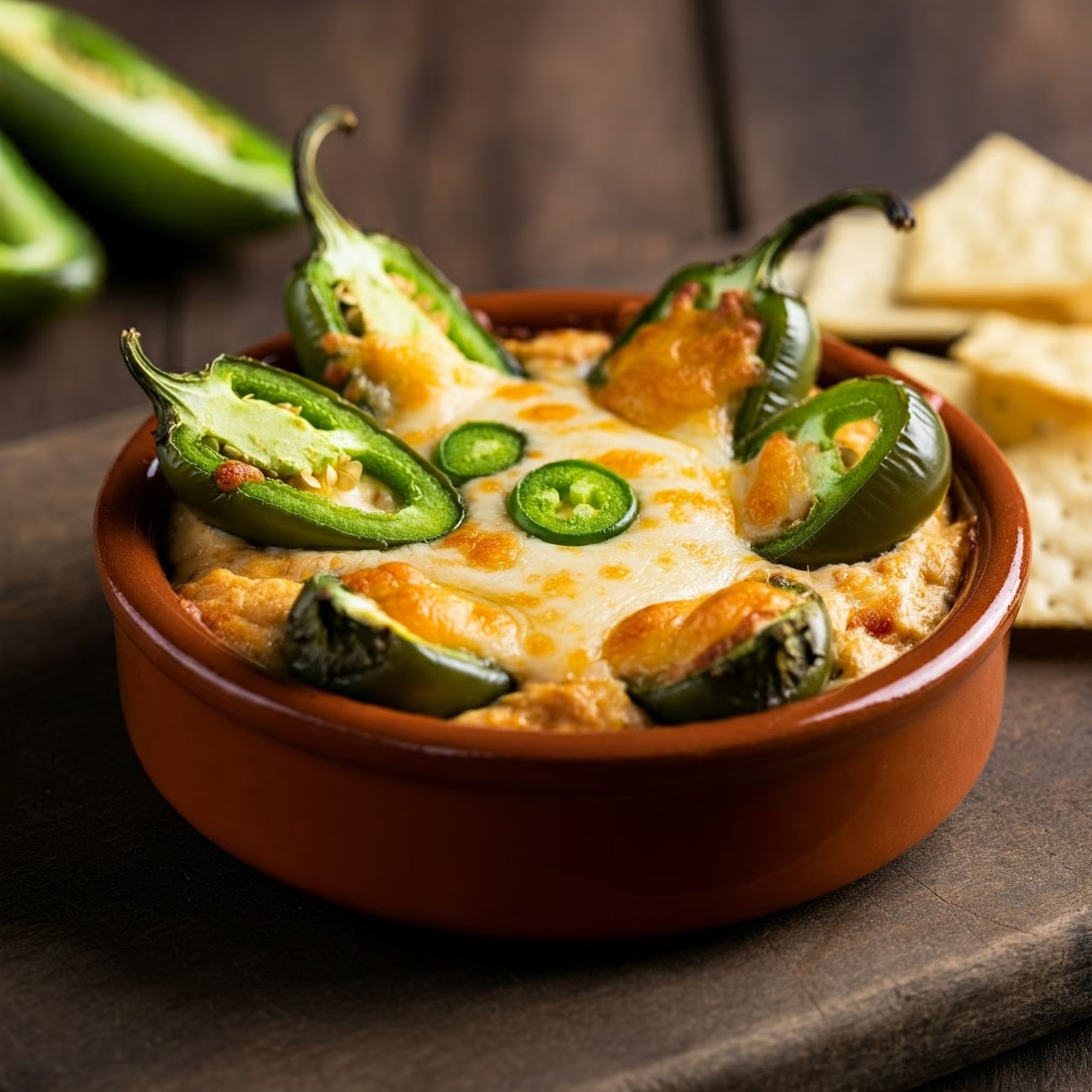 Jalapeno Popper Dip recipe - Mexican easy difficulty in Party Food, Dips & Spreads category