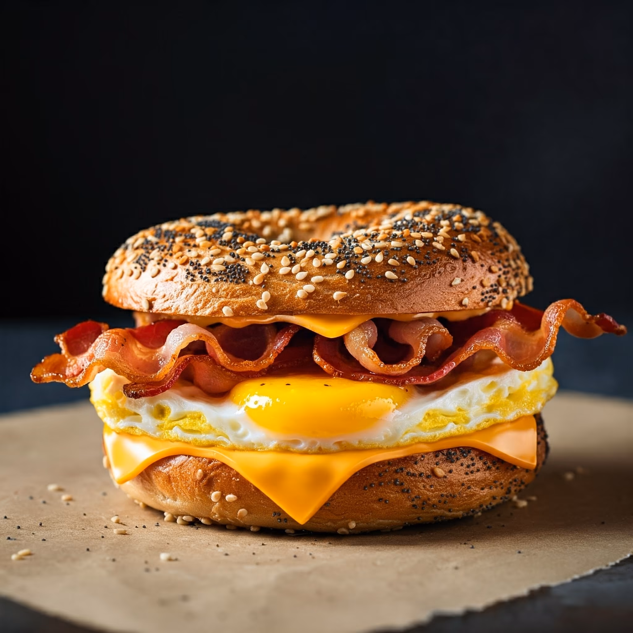 New York-Style Bacon Egg and Cheese Sandwich recipe - American easy difficulty in Breakfast, Sandwiches, Bacon category