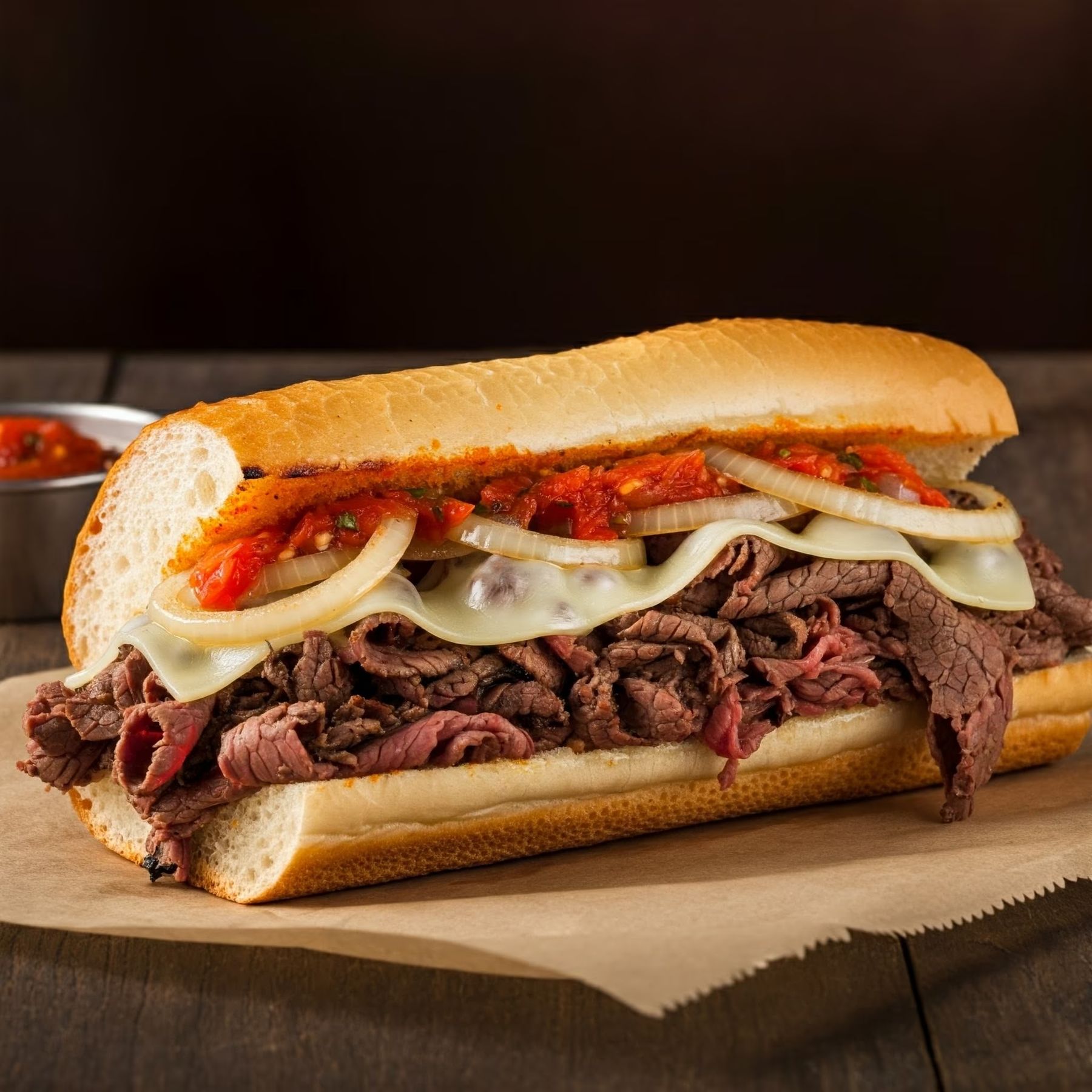Chicago Italian Beef Sandwich recipe - delicious easy difficulty in Slow Cooker, Beef, Sandwiches category