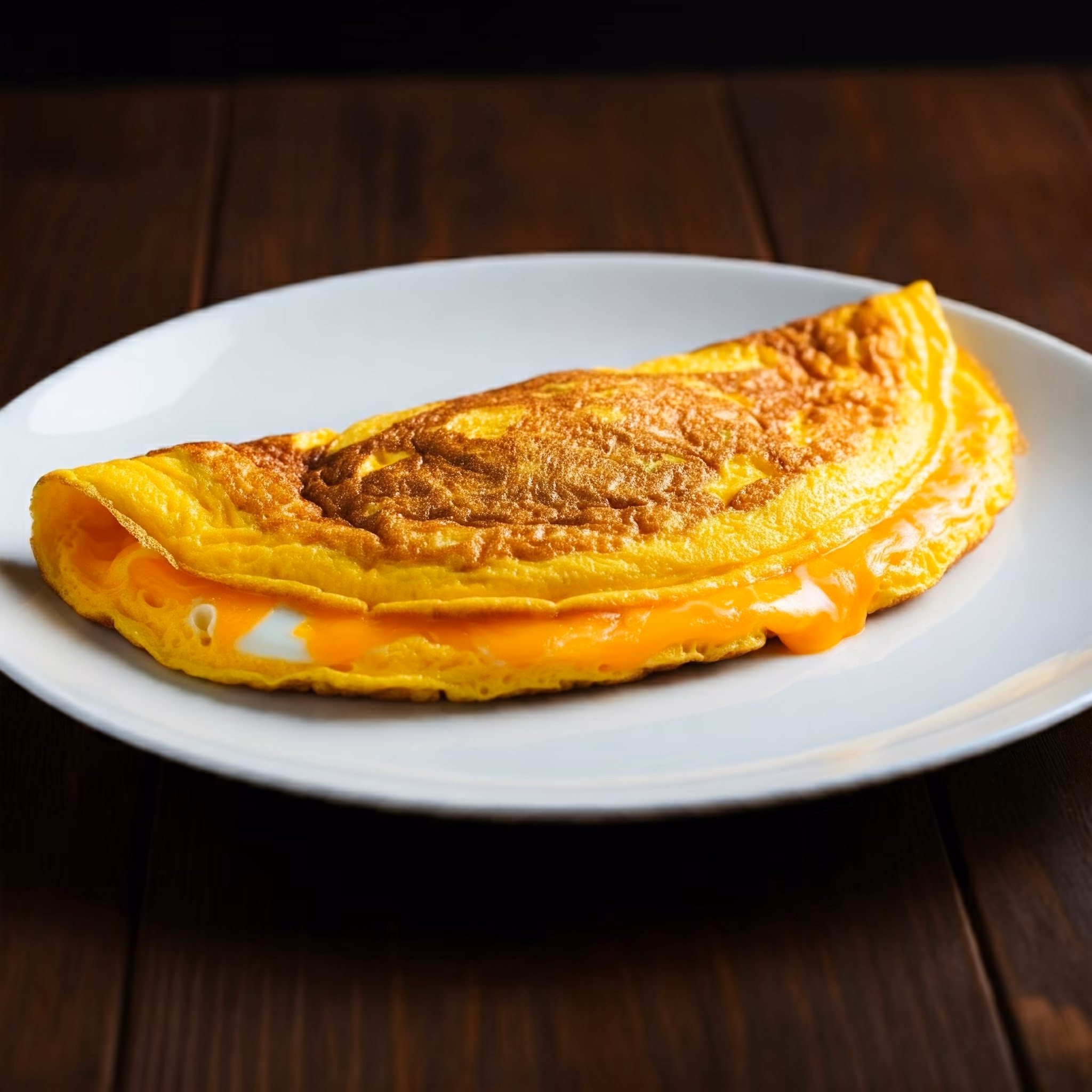 Cheesy Egg Omelet recipe - American easy difficulty in Breakfast, Eggs category