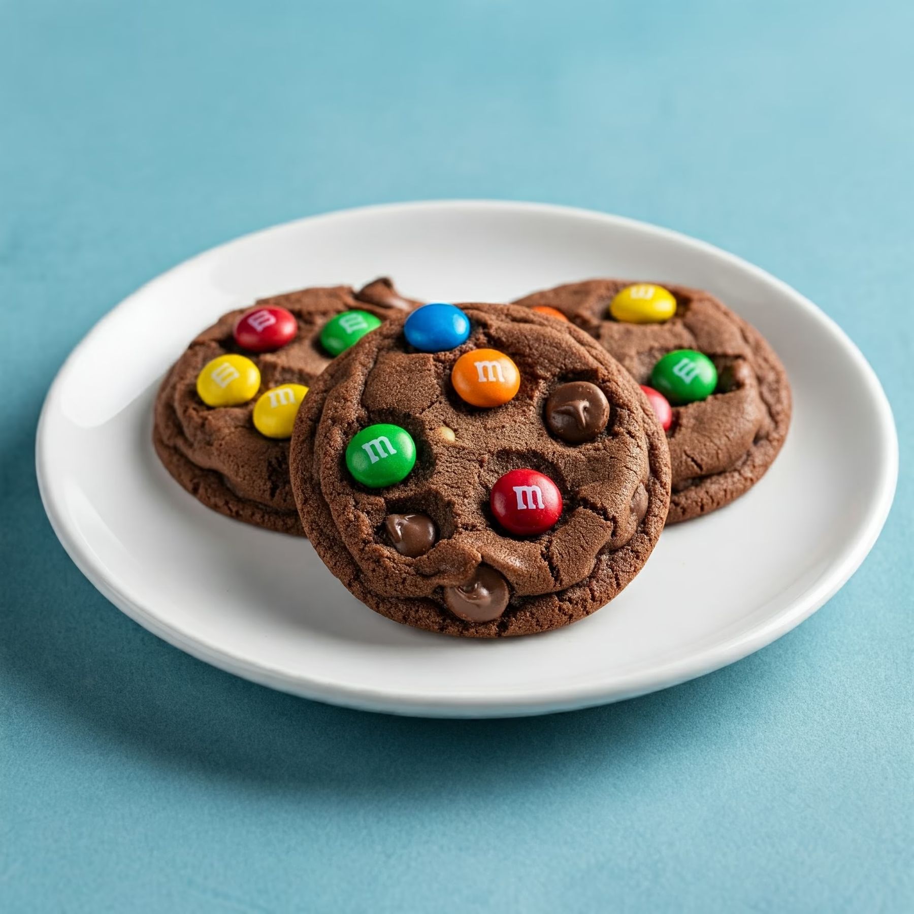 M&M Chocolate Chip Cookies recipe - American medium difficulty in Baking category