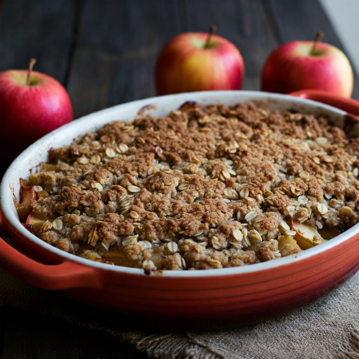 Classic Apple Crisp recipe - American easy difficulty dish