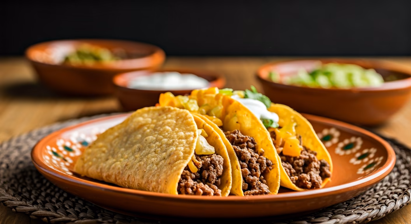 Crispy Puffy Tacos recipe - Mexican medium difficulty in Street Food, Tacos & Wraps category
