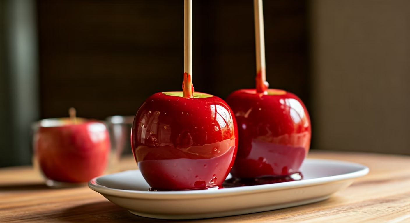 Cinnamon Red Candy Apples recipe - delicious medium difficulty in Desserts category