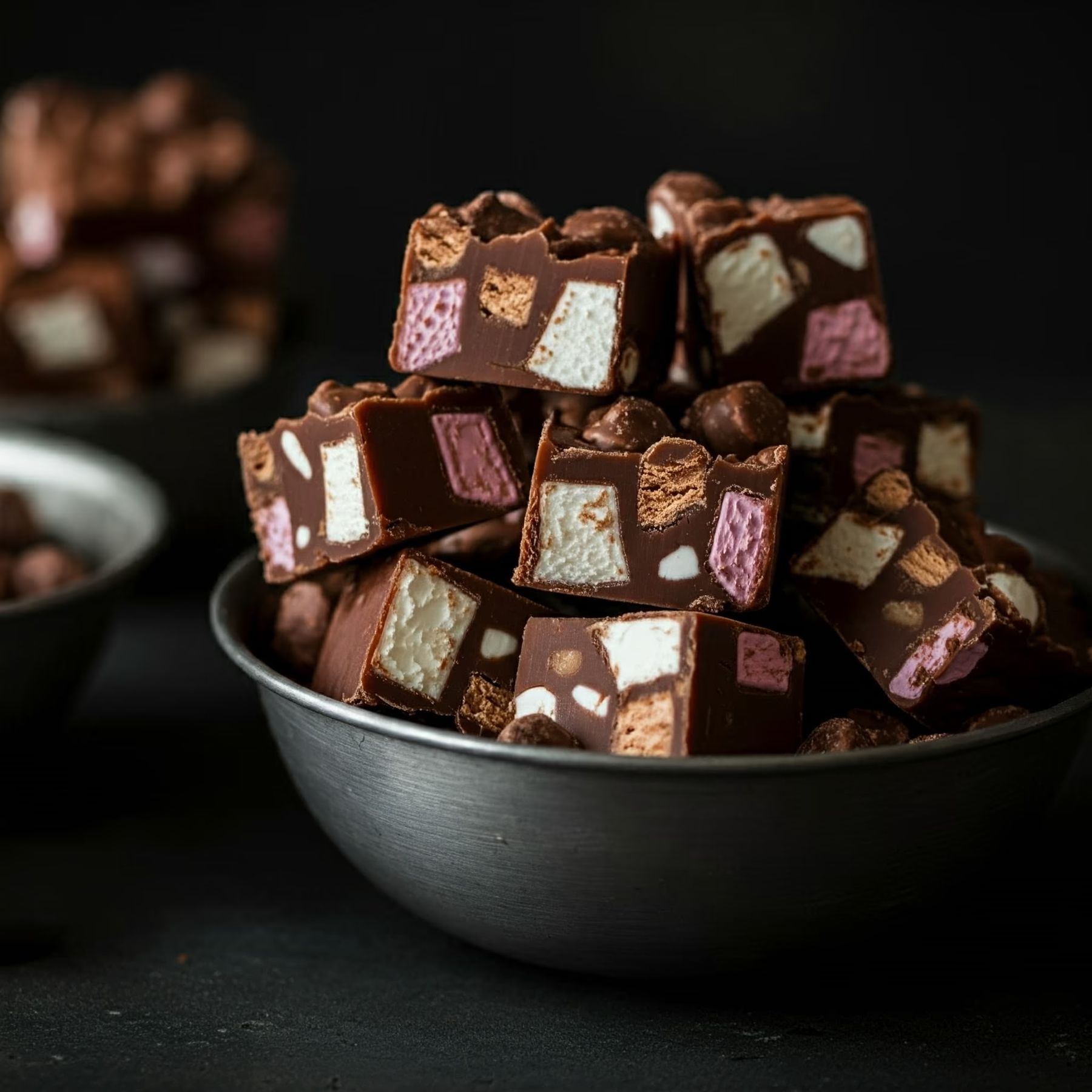 Rocky Road Fudge recipe - American easy difficulty in Party Food, Treats, Candy category