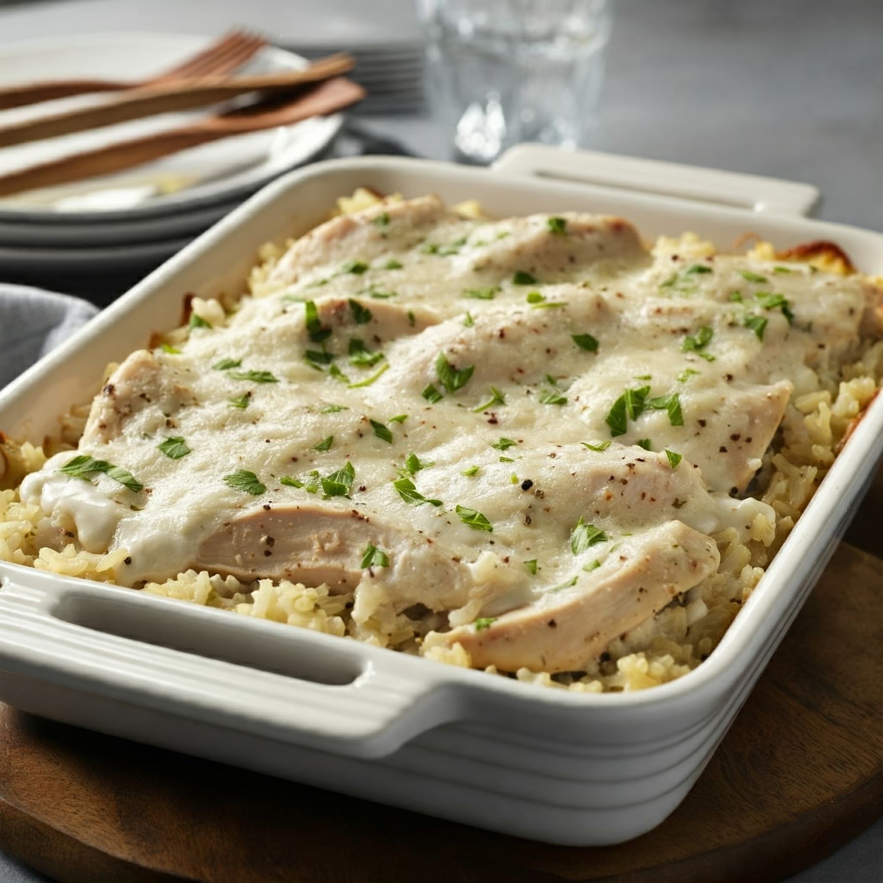 No-Peek Chicken recipe - American easy difficulty in Main Dishes, Chicken, Rice category