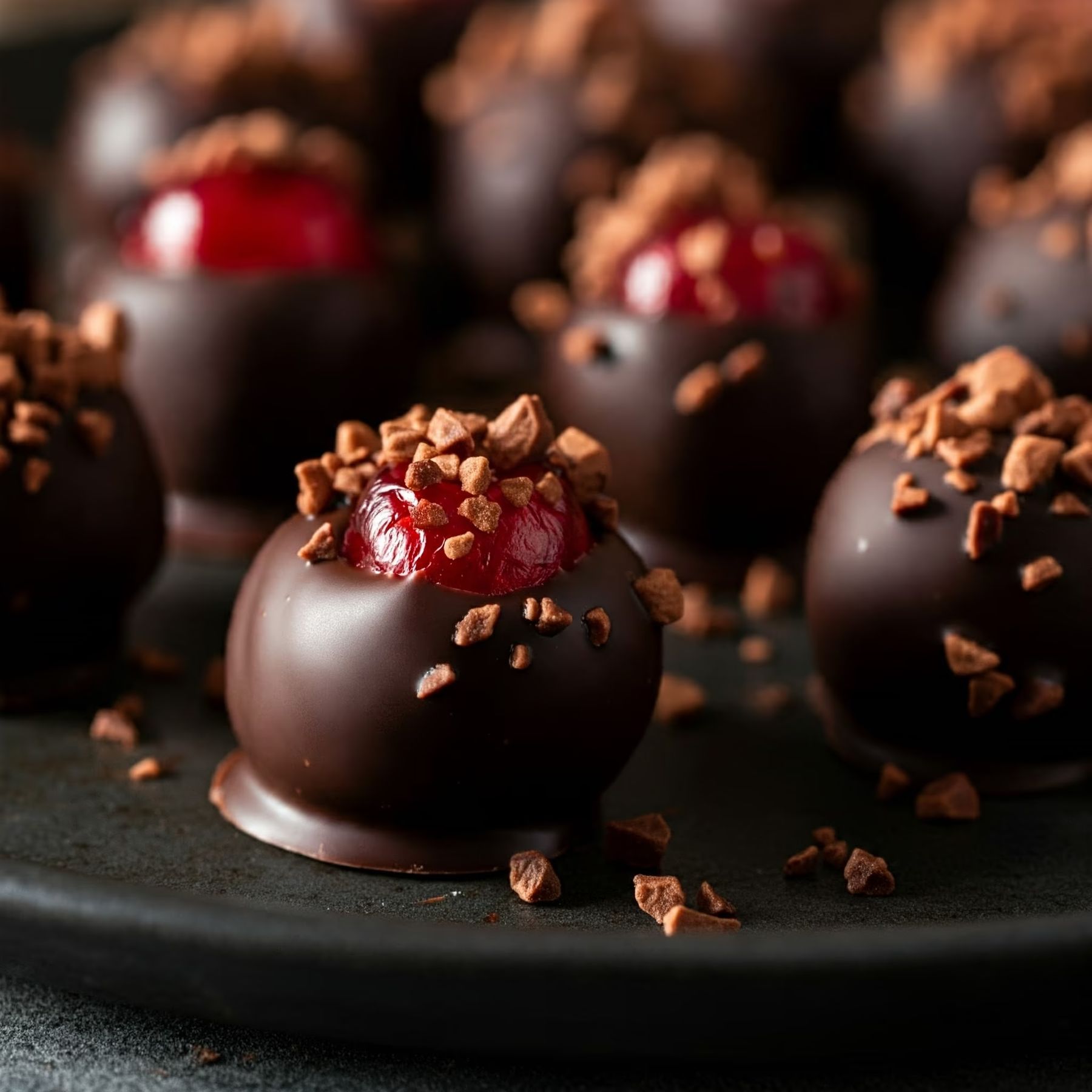 Homemade Chocolate Covered Cherries recipe - American easy difficulty in Holiday Sweets, Baking, Treats category