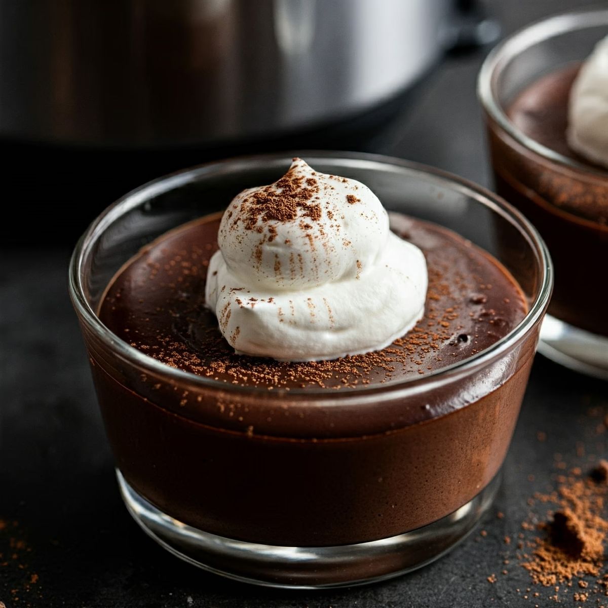 Instant Pot Chocolate Espresso Pudding recipe - American easy difficulty dish