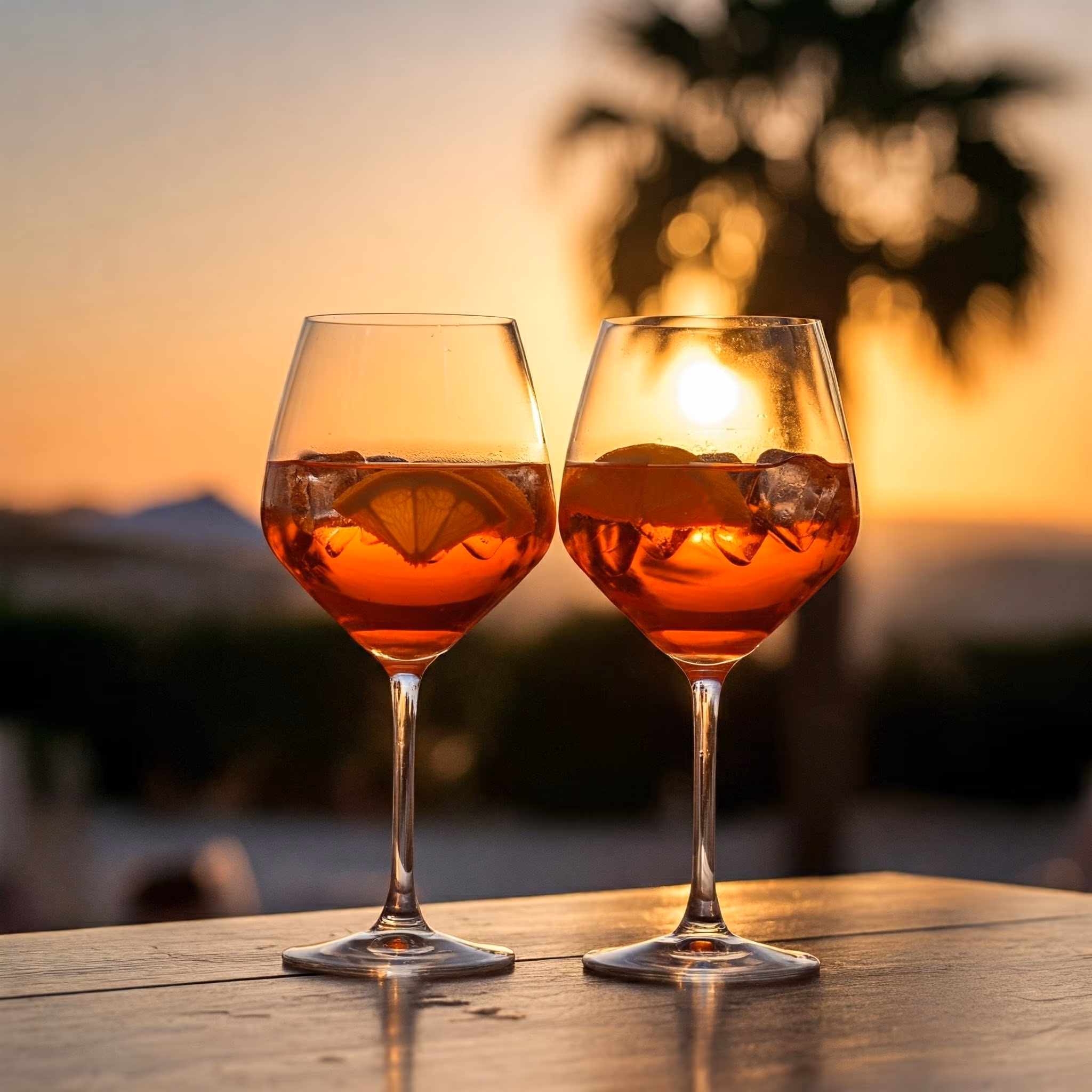 Summer Sunset Spritz recipe - Italian easy difficulty in Drinks, Cocktails, Alcohol category
