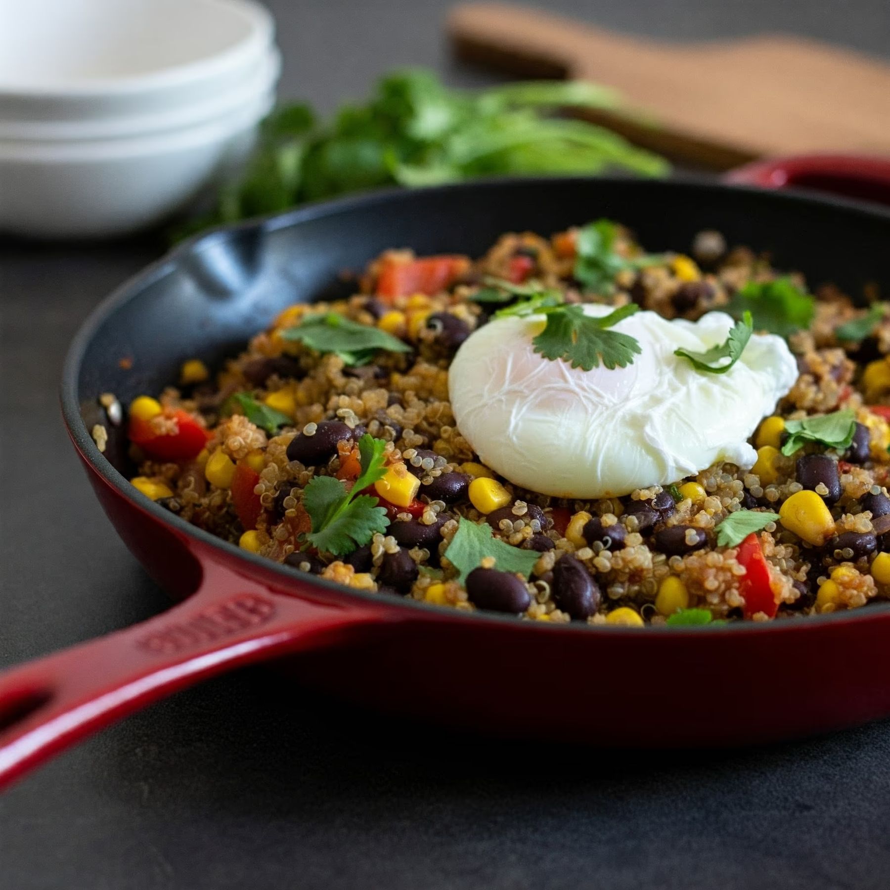 Protein-Packed Quinoa Skillet recipe - delicious easy difficulty in Vegetarian, Healthy Meals, High Protein category