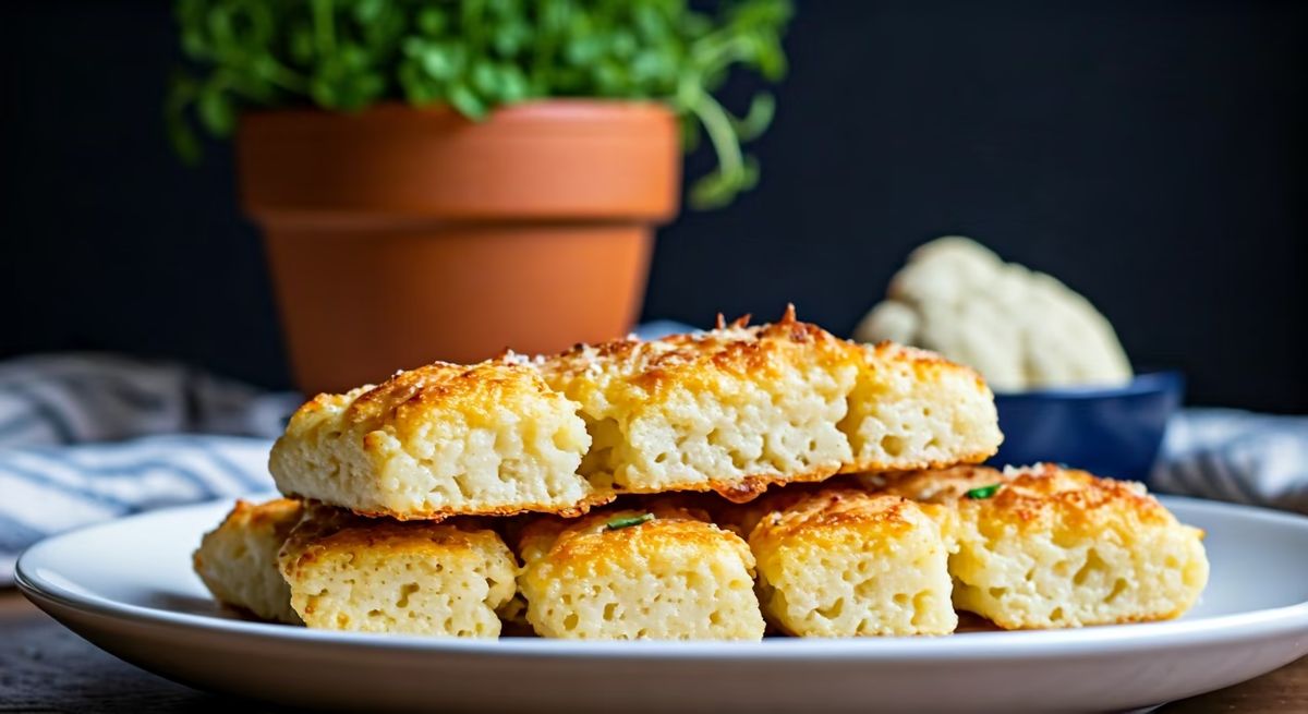 Cheesy Cauliflower Breadsticks recipe - Other easy difficulty dish