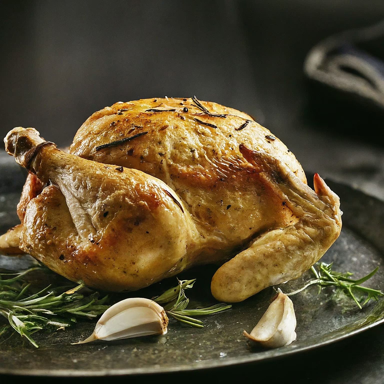 Rosemary Garlic Roasted Chicken recipe - delicious medium difficulty in Chicken category