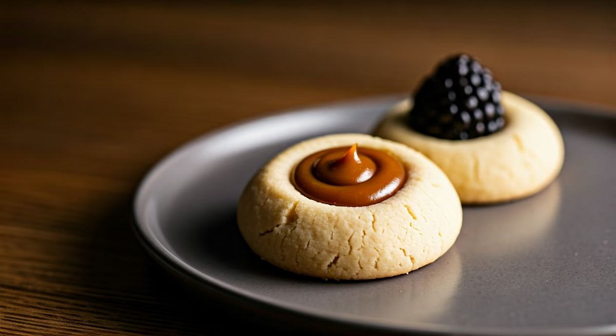 Dulce De Leche Thumbprint Cookies recipe - American easy difficulty dish